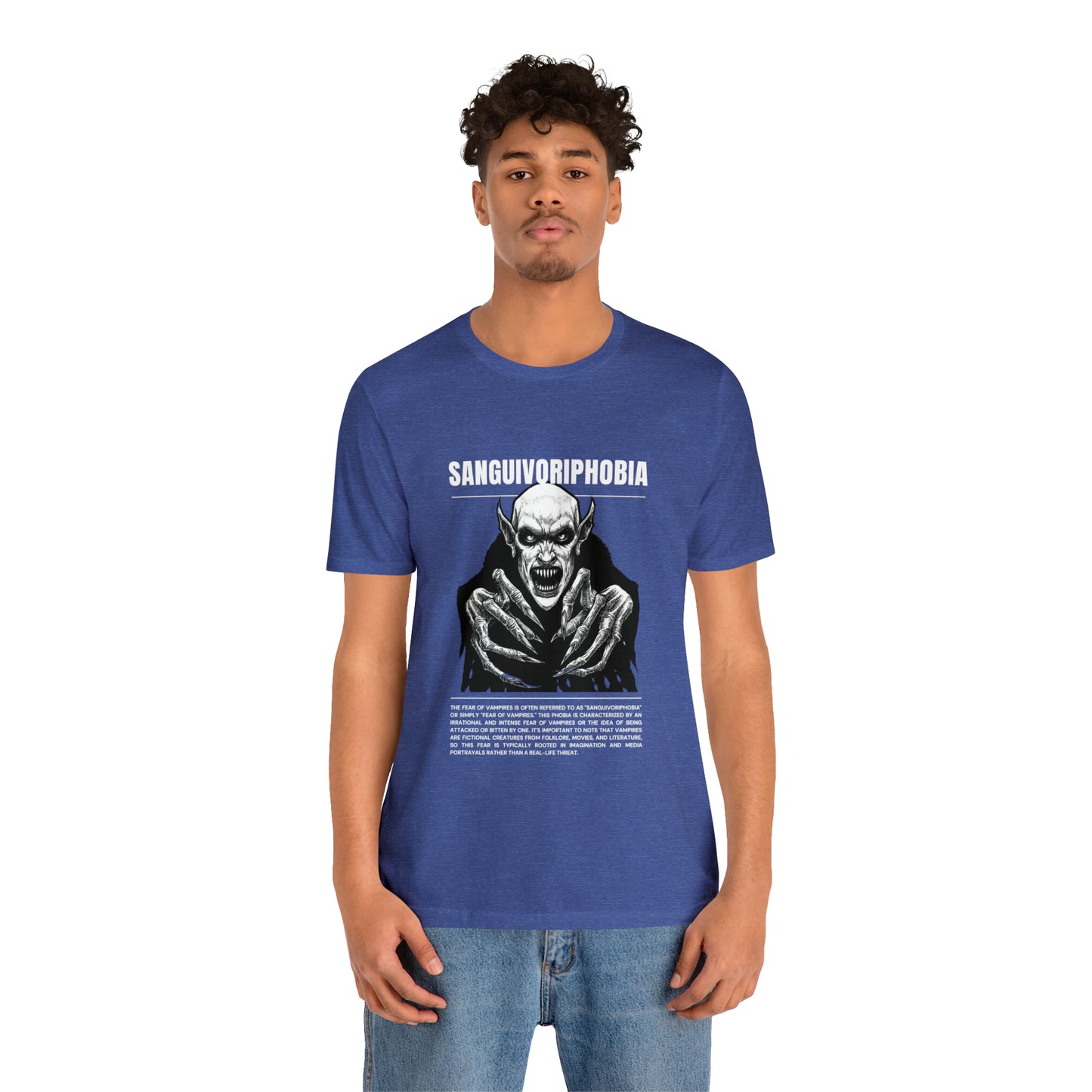 Sanguivoriphobia Fear of Vampires Halloween Tee