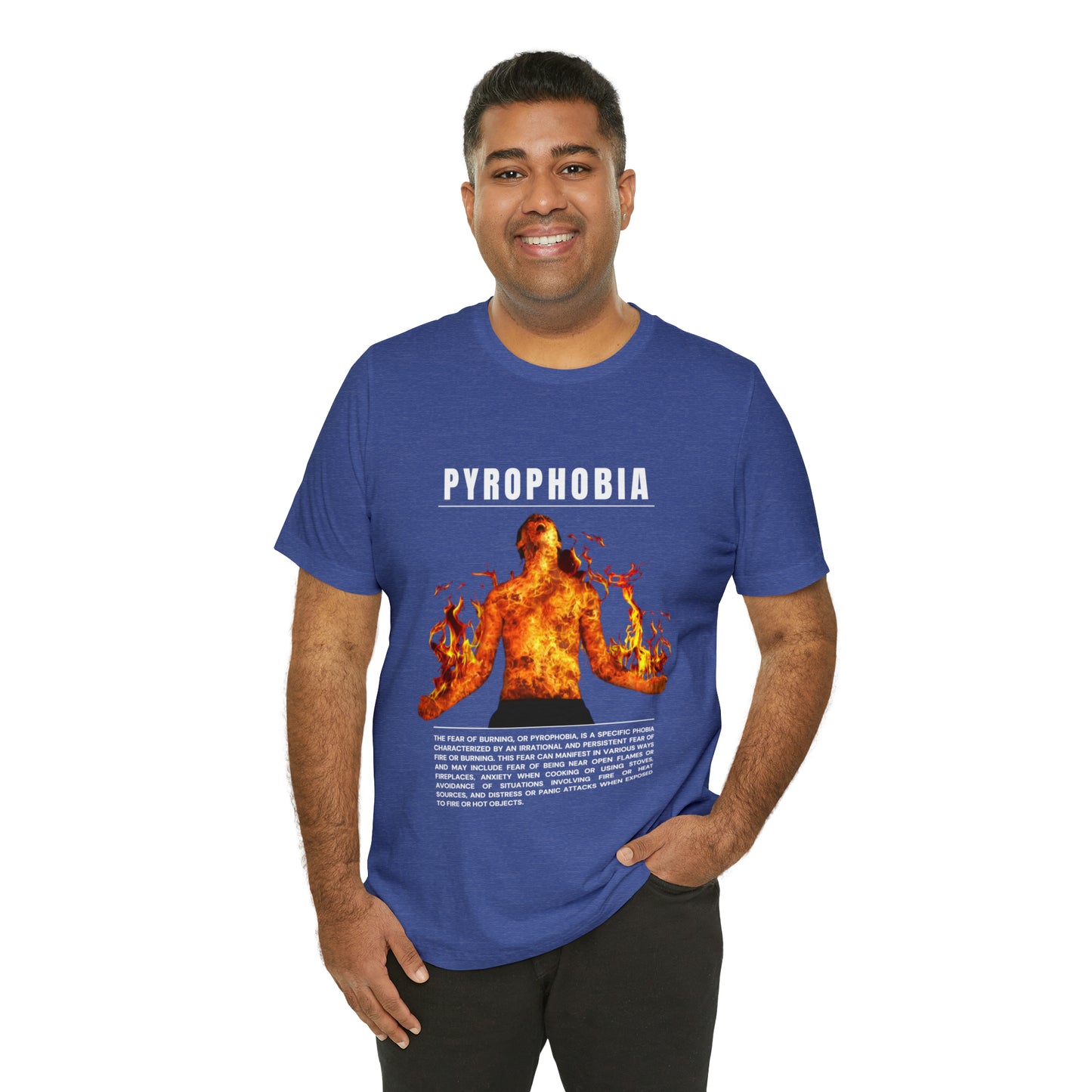 Pyrophobia Fear of Burning Halloween Tee