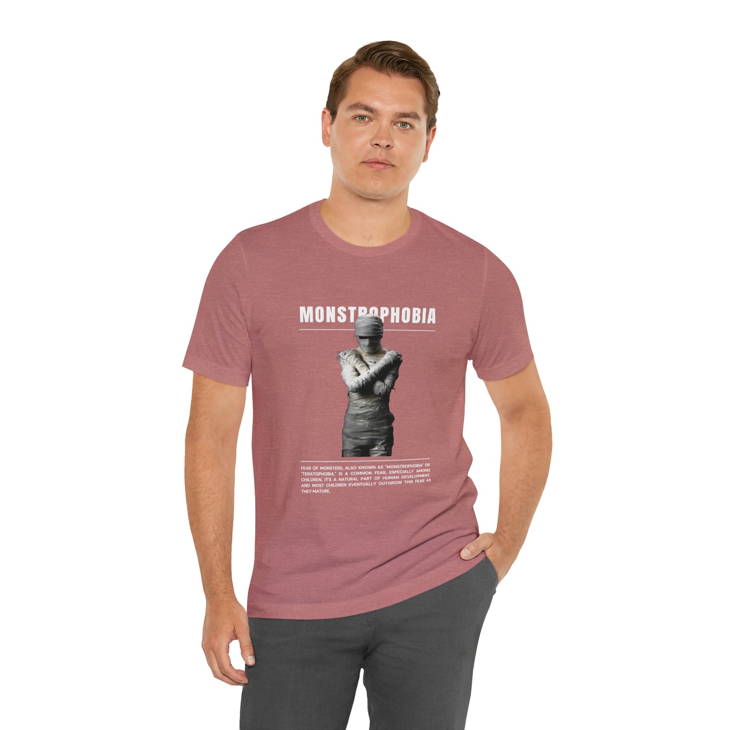 Monstrophobia Fear of Monsters Halloween Tee