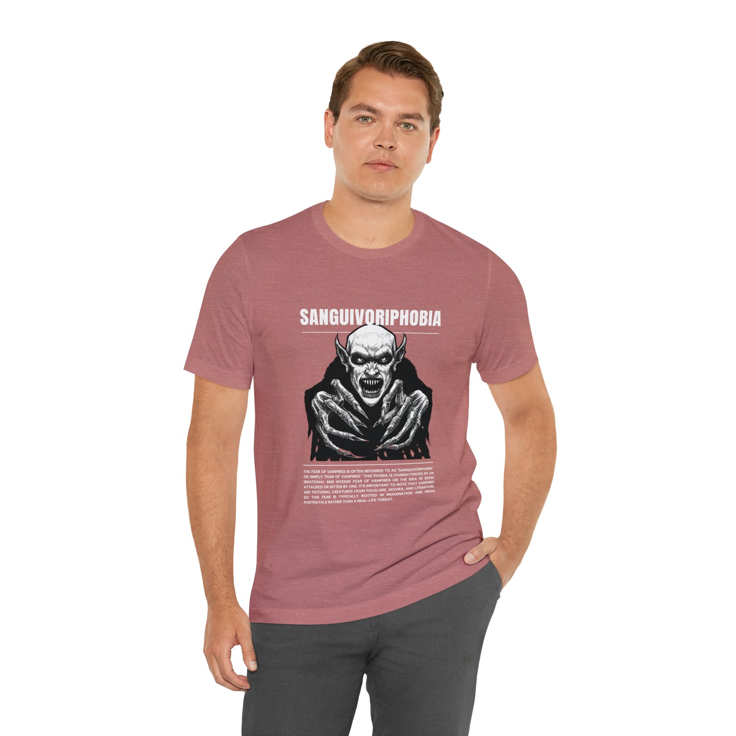 Sanguivoriphobia Fear of Vampires Halloween Tee
