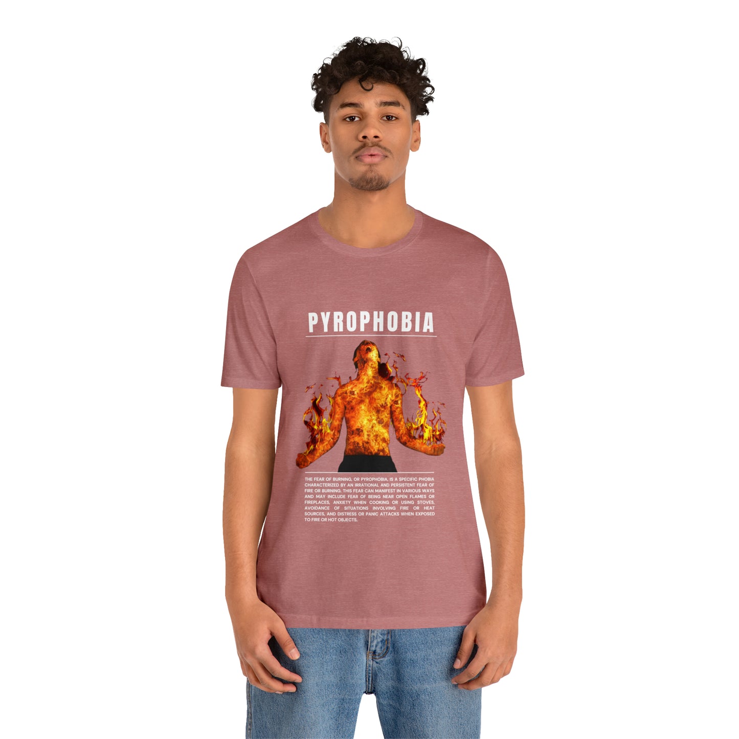 Pyrophobia Fear of Burning Halloween Tee
