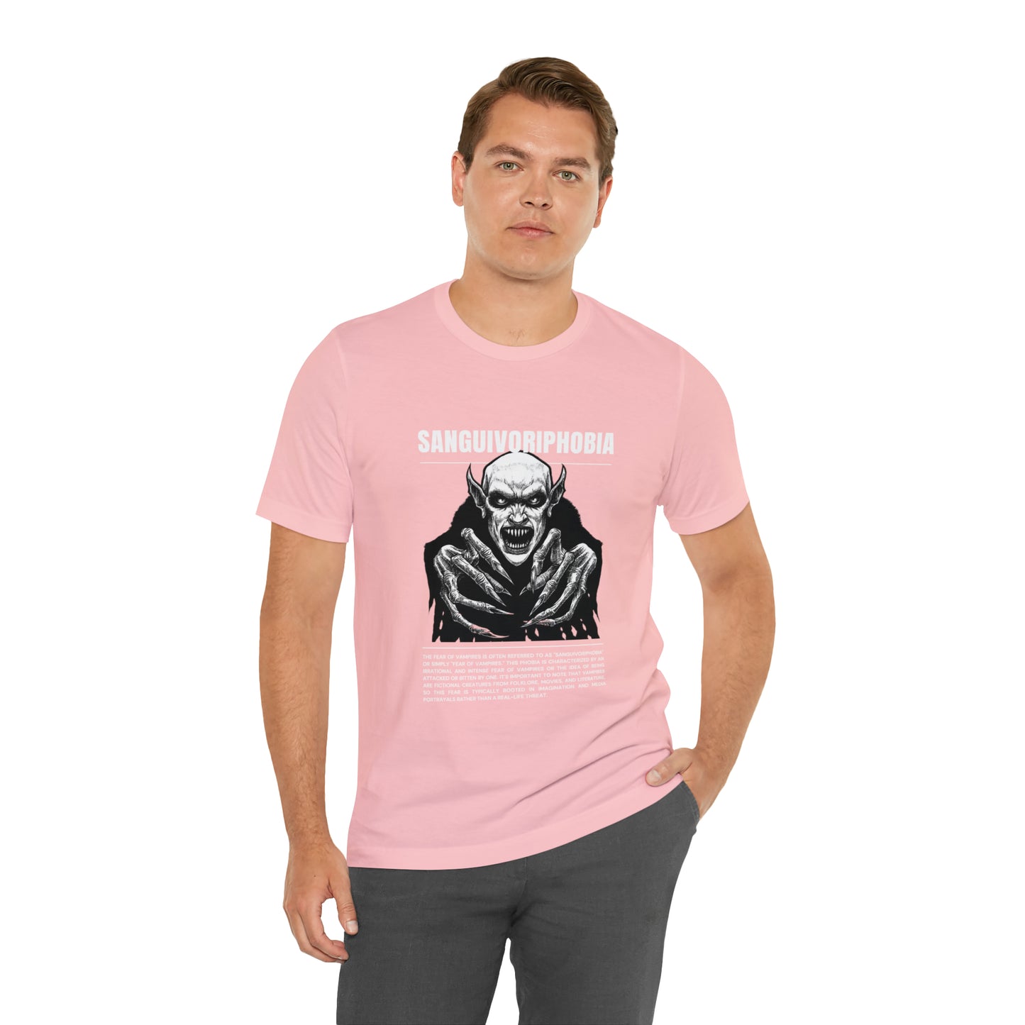 Sanguivoriphobia Fear of Vampires Halloween Tee