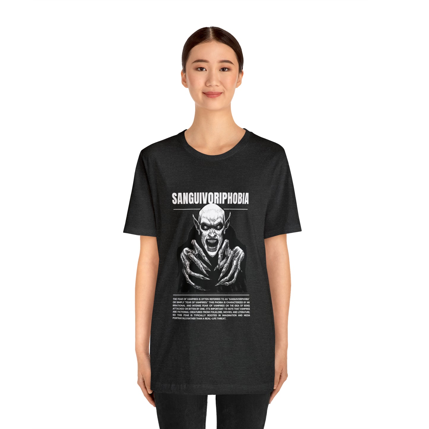Sanguivoriphobia Fear of Vampires Halloween Tee