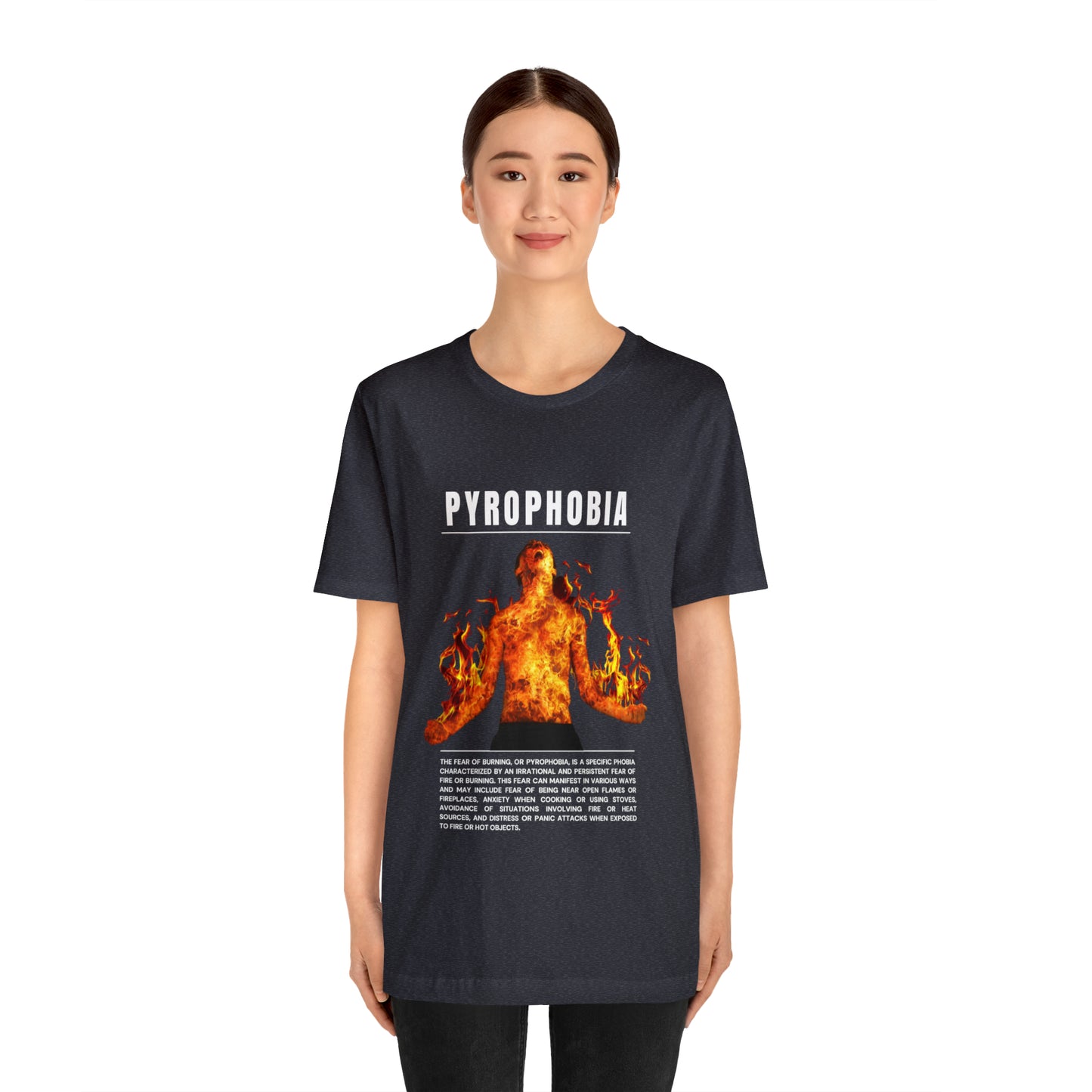 Pyrophobia Fear of Burning Halloween Tee