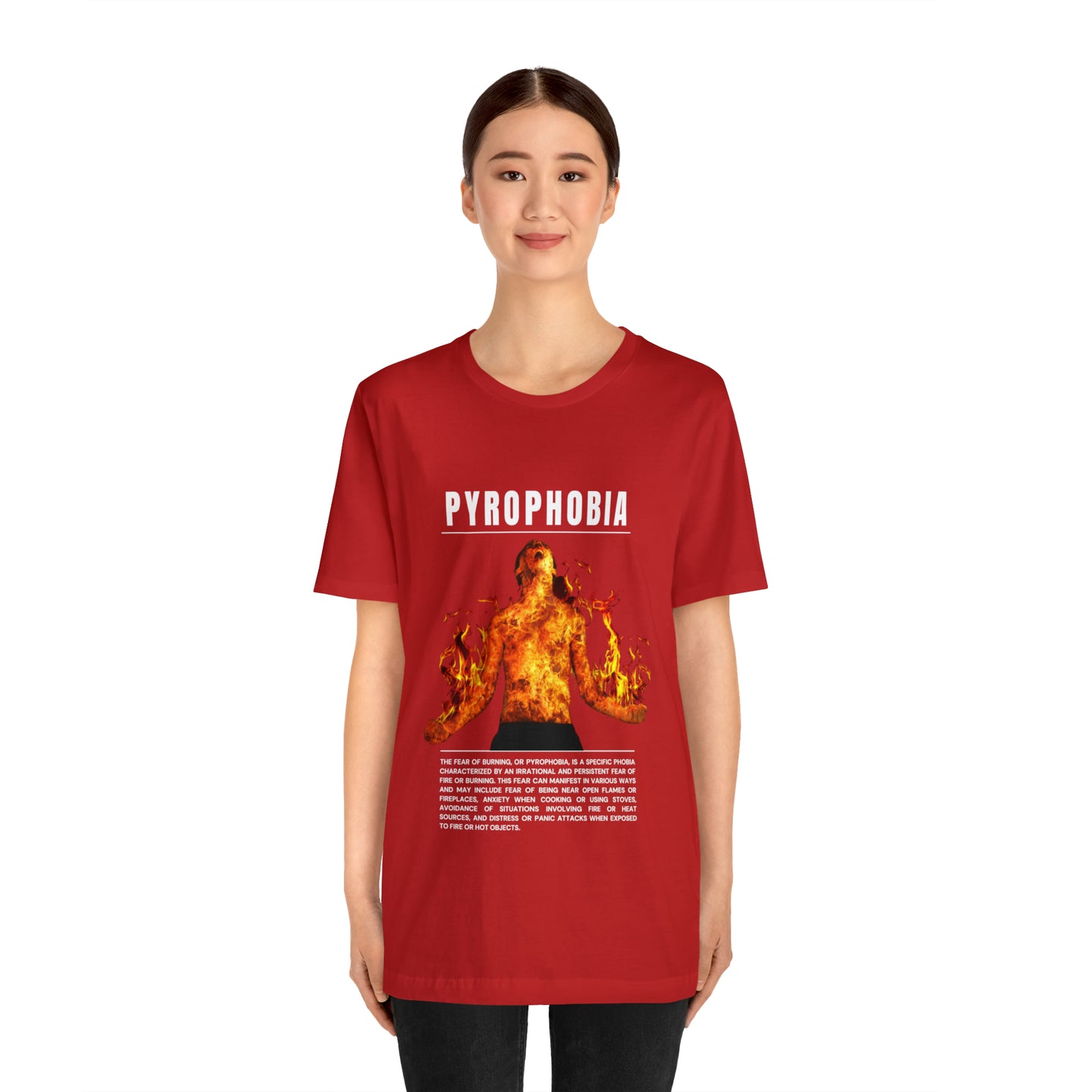 Pyrophobia Fear of Burning Halloween Tee