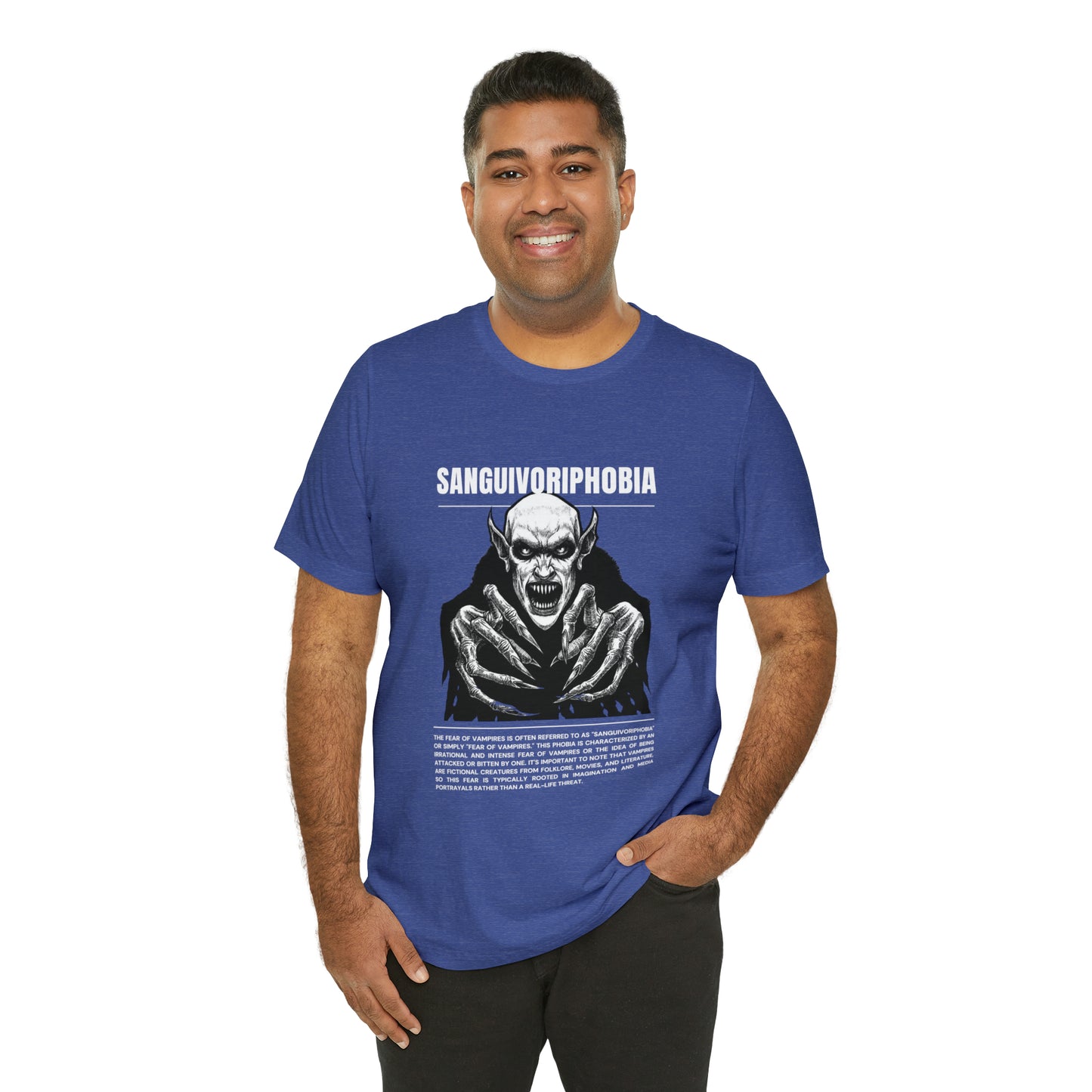 Sanguivoriphobia Fear of Vampires Halloween Tee