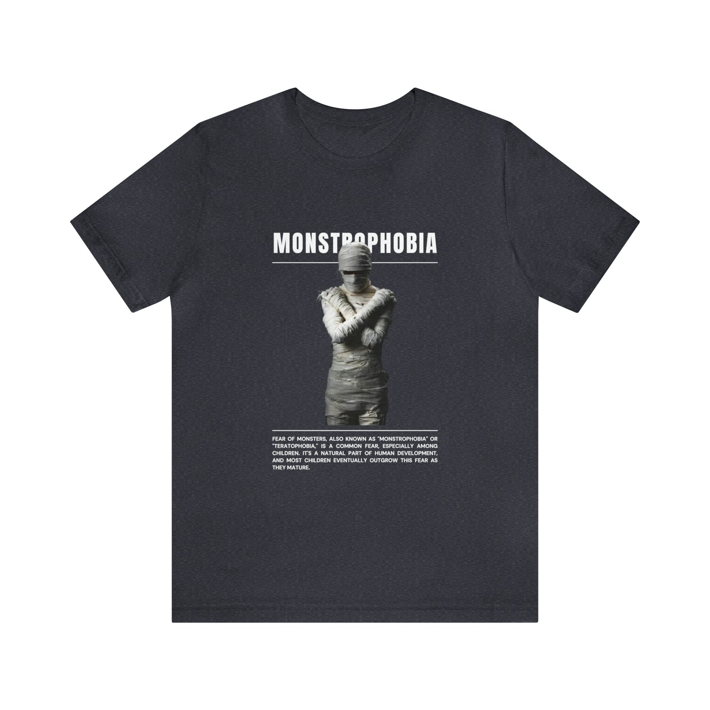 Monstrophobia Fear of Monsters Halloween Tee