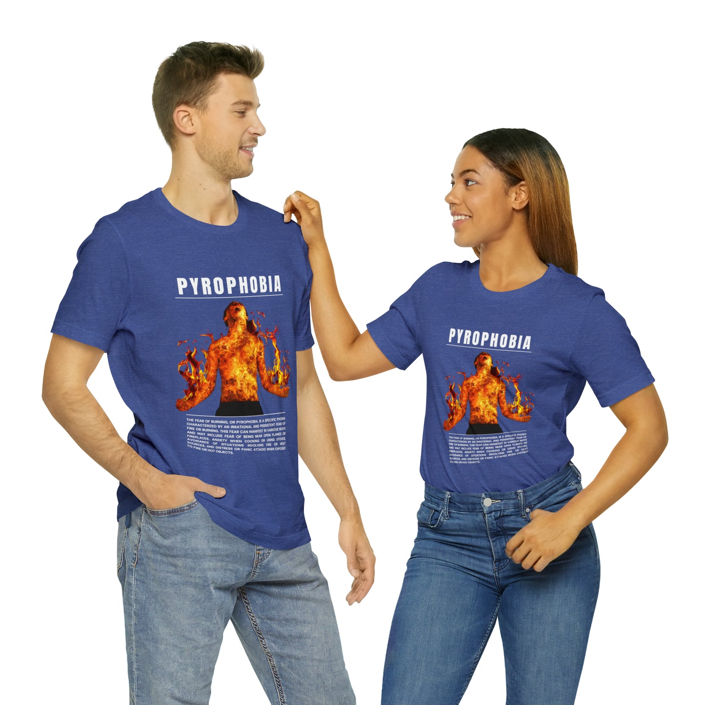 Pyrophobia Fear of Burning Halloween Tee