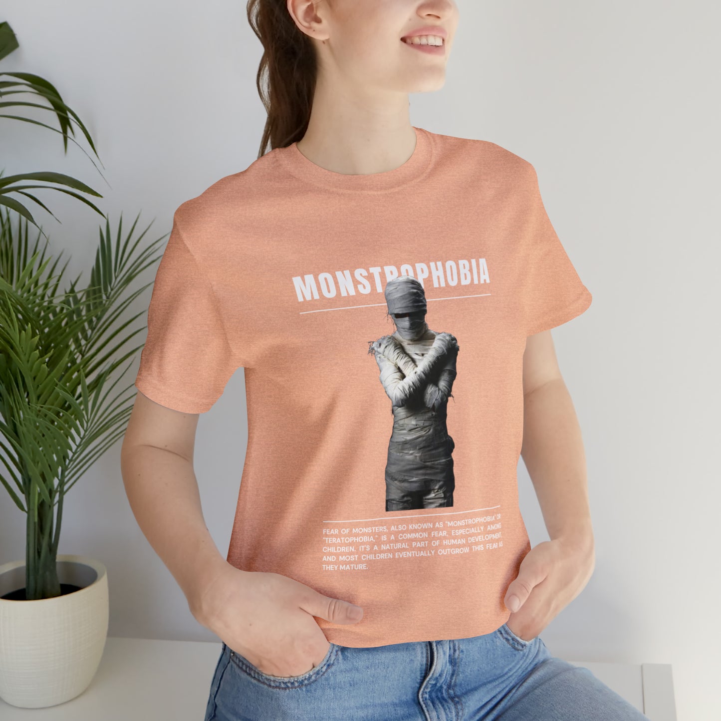 Monstrophobia Fear of Monsters Halloween Tee