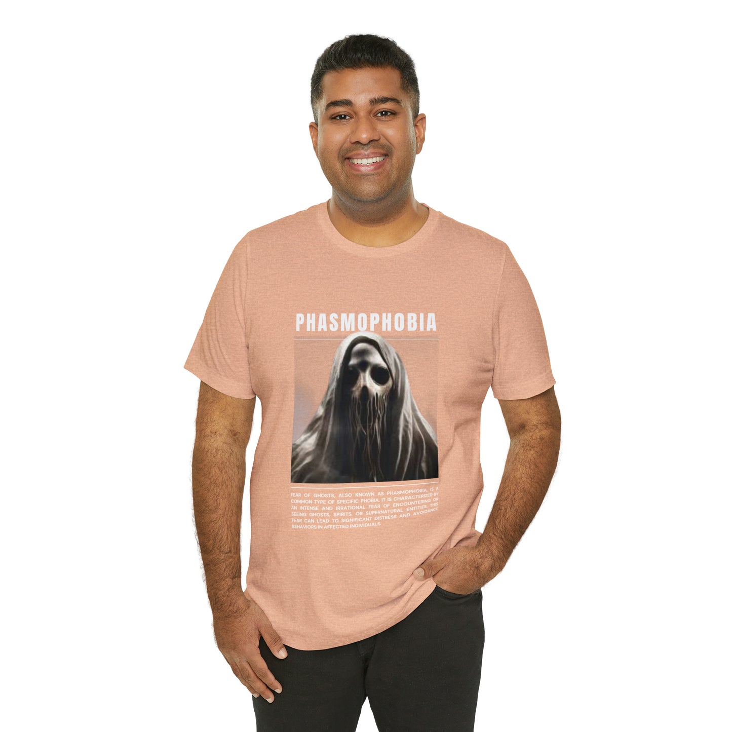 Phasmophobia Fear of Ghosts Halloween Tee