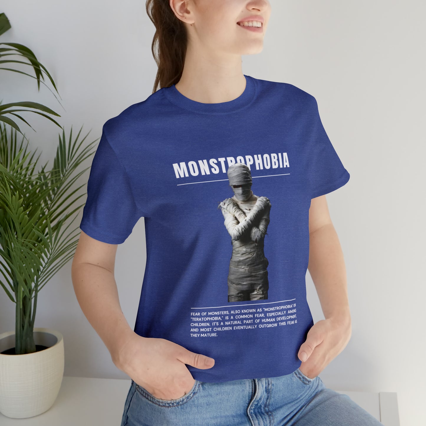 Monstrophobia Fear of Monsters Halloween Tee
