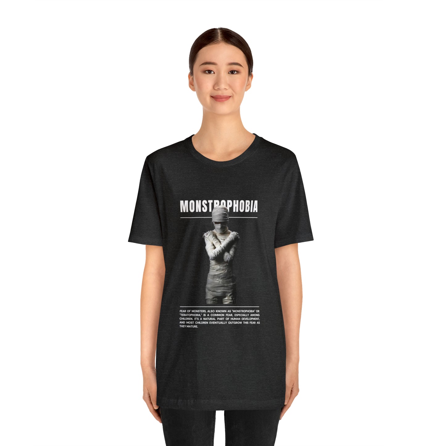Monstrophobia Fear of Monsters Halloween Tee
