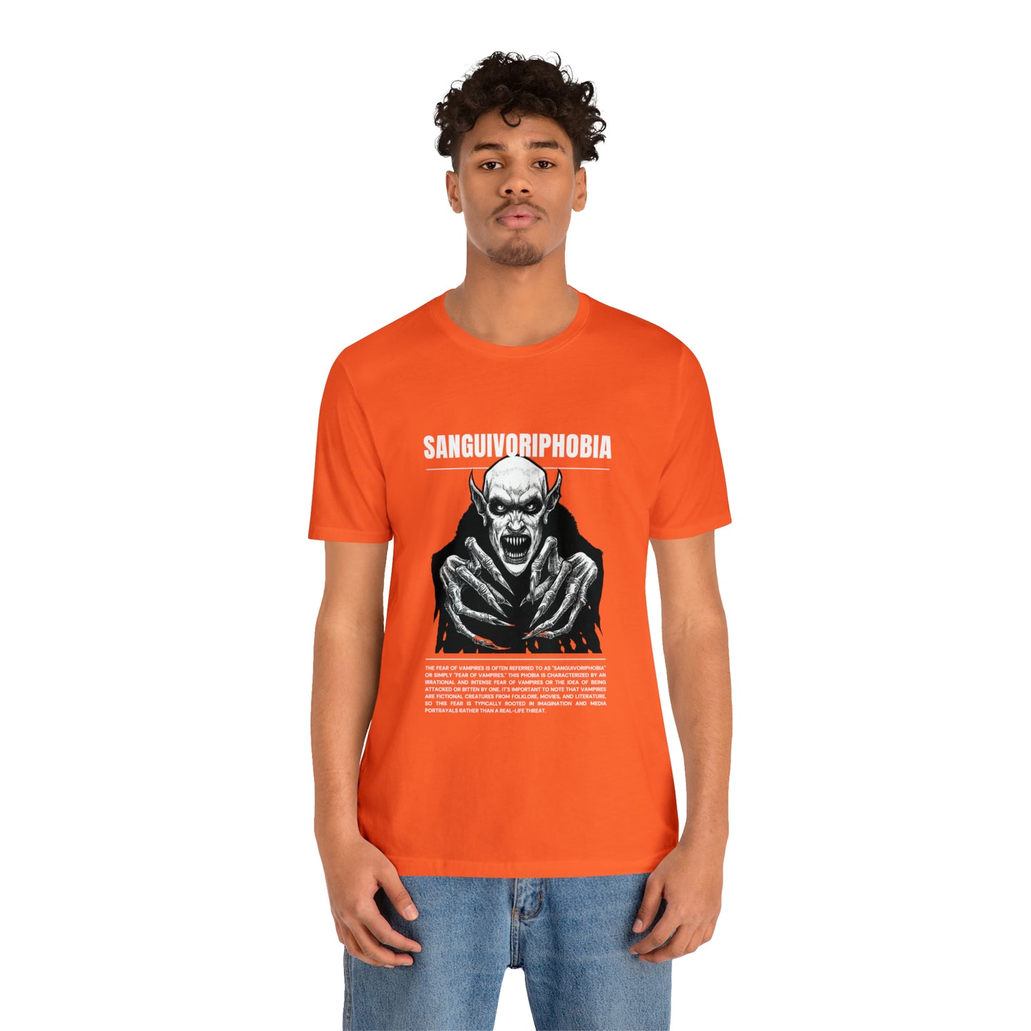 Sanguivoriphobia Fear of Vampires Halloween Tee