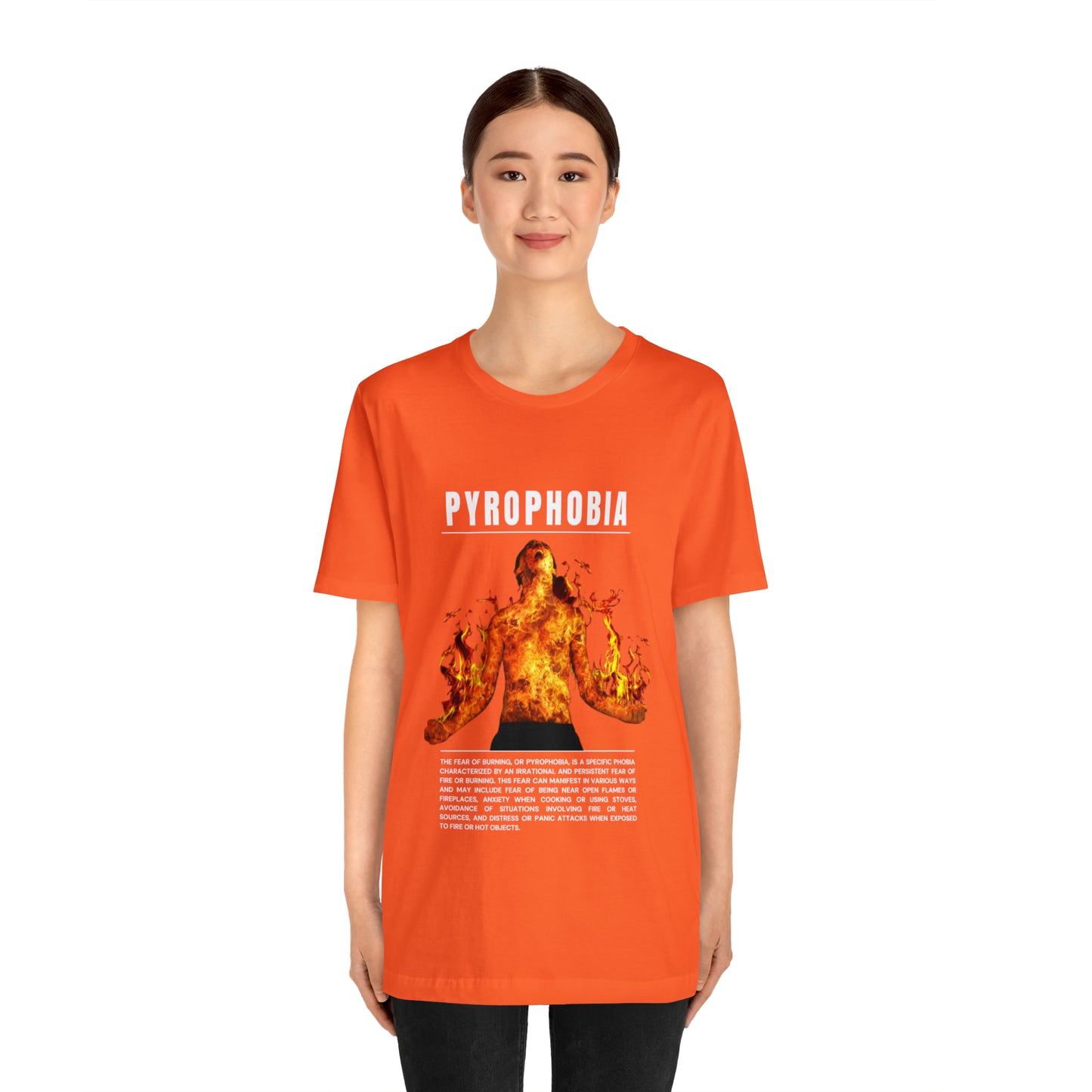 Pyrophobia Fear of Burning Halloween Tee