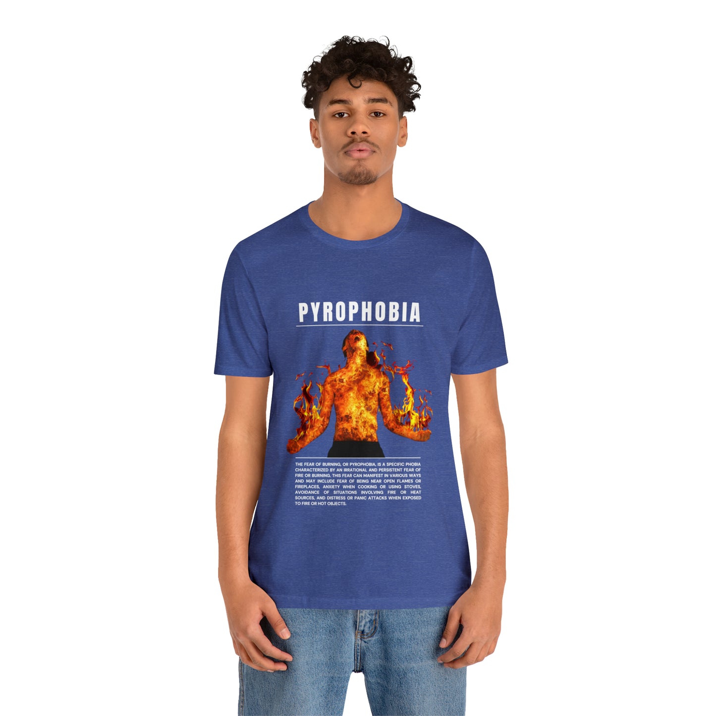Pyrophobia Fear of Burning Halloween Tee