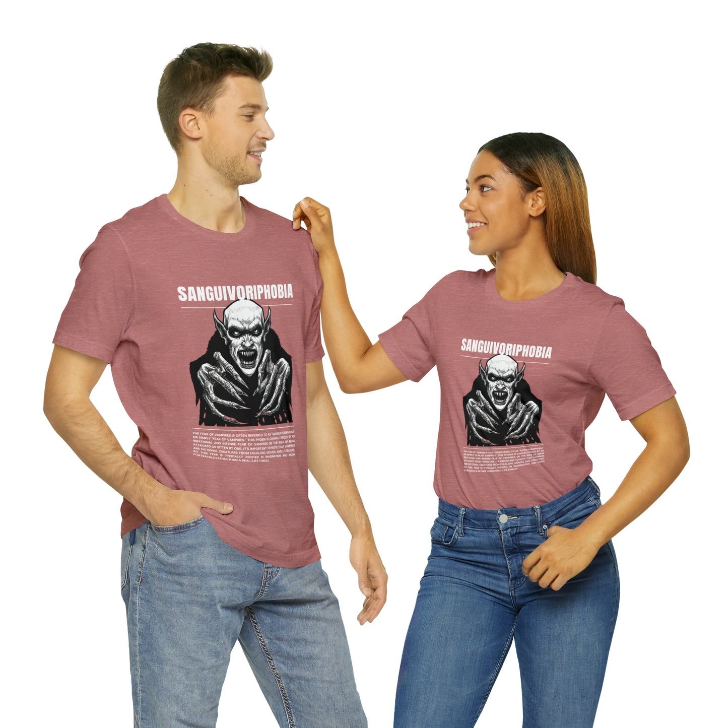 Sanguivoriphobia Fear of Vampires Halloween Tee