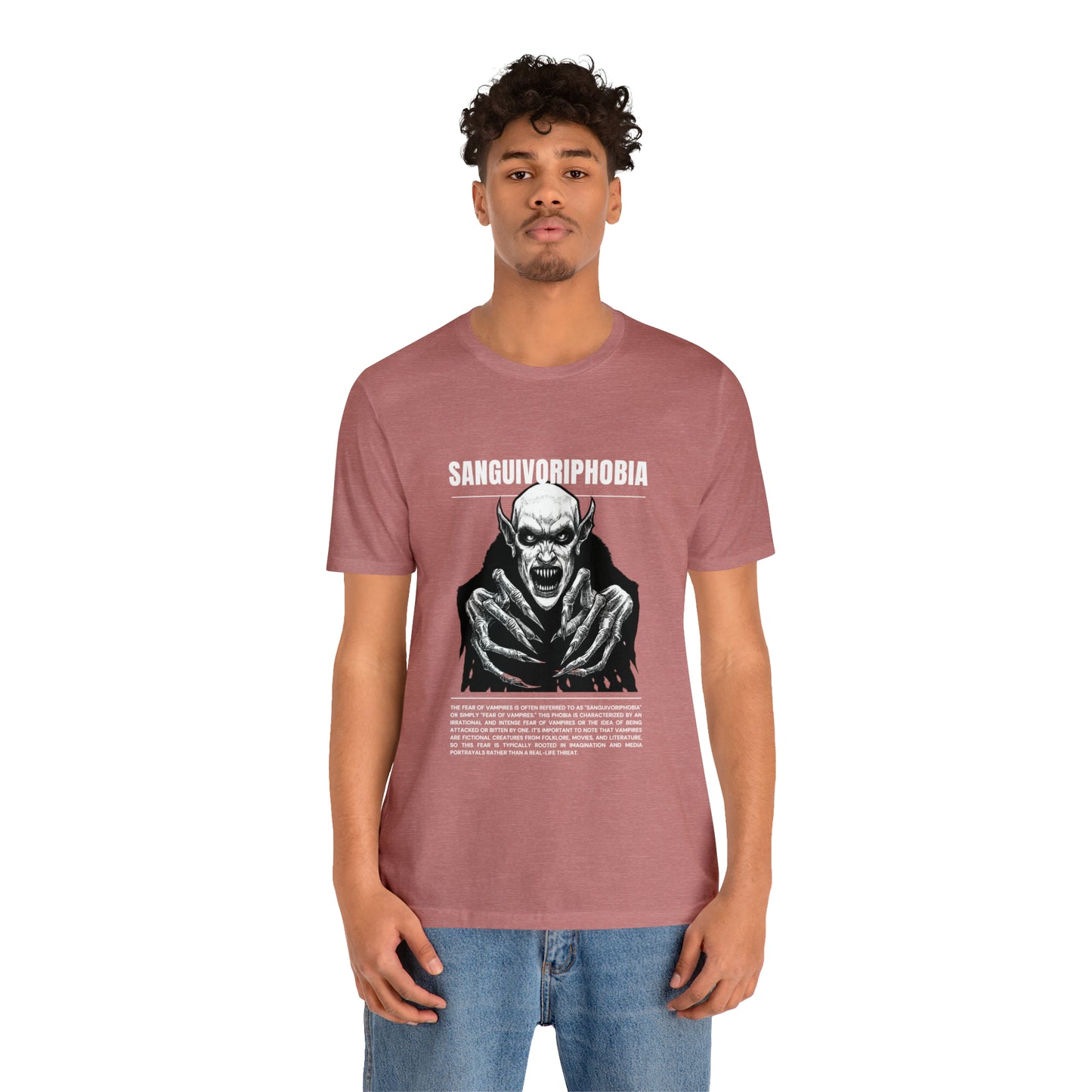 Sanguivoriphobia Fear of Vampires Halloween Tee