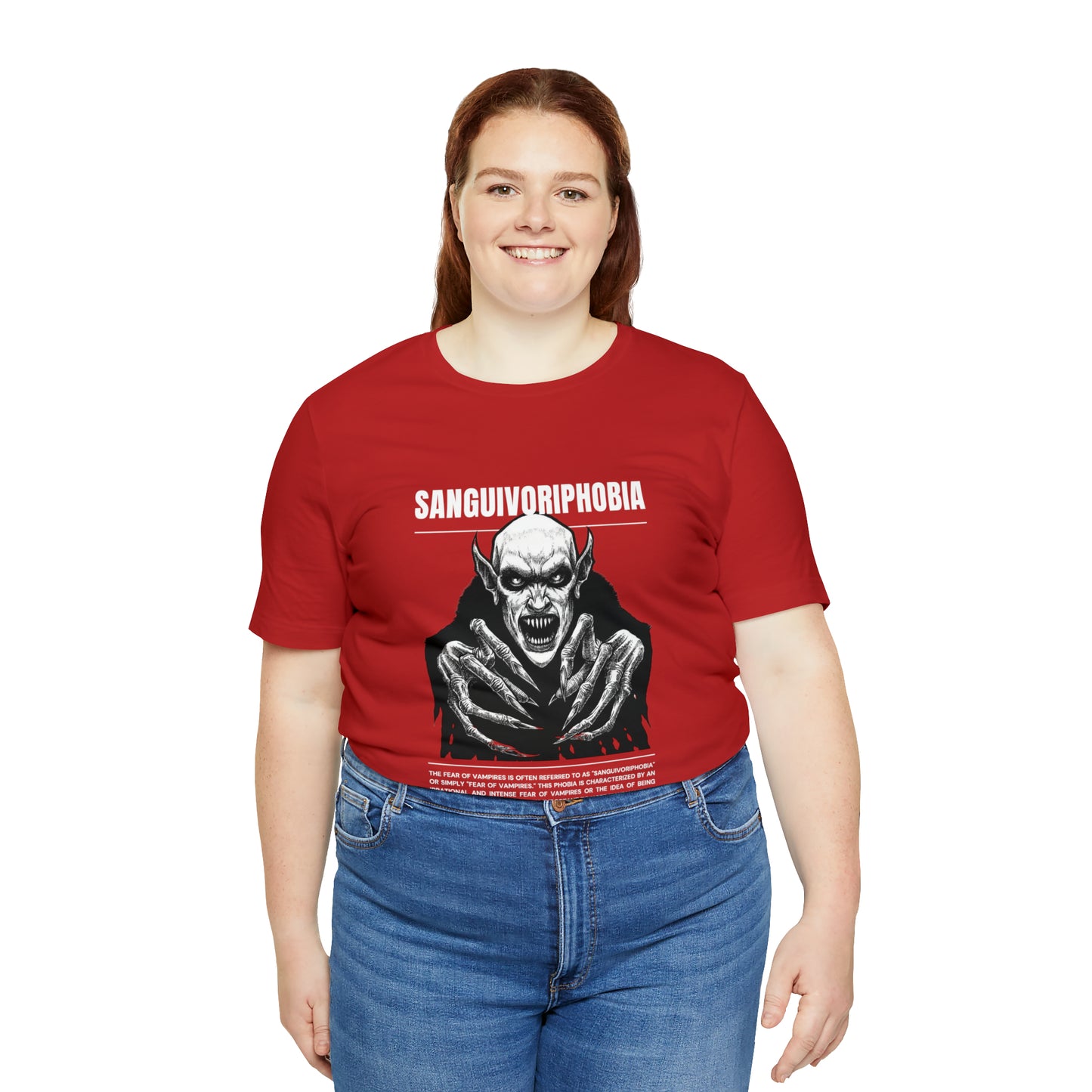 Sanguivoriphobia Fear of Vampires Halloween Tee