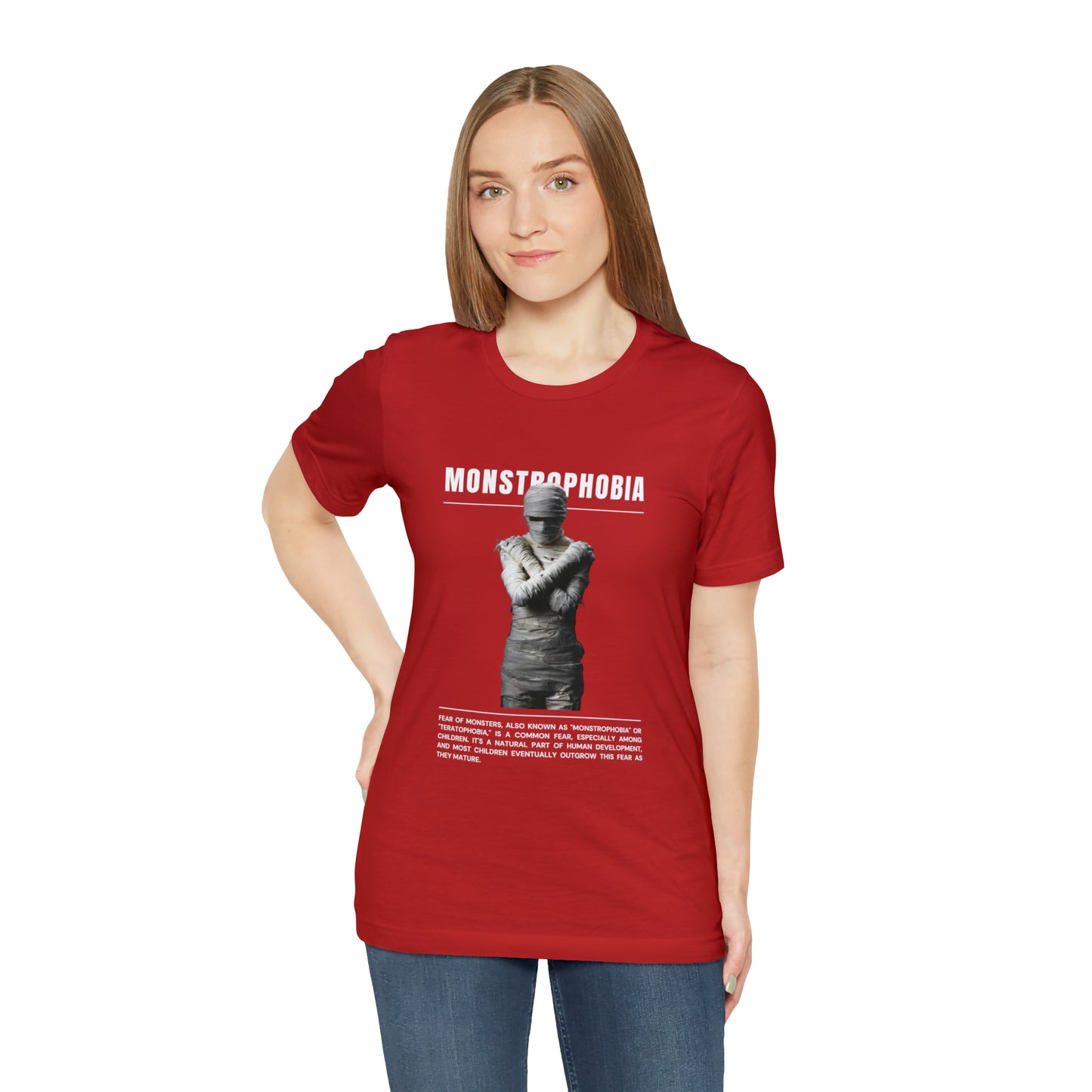 Monstrophobia Fear of Monsters Halloween Tee