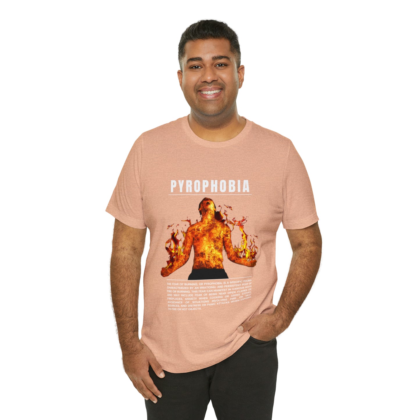 Pyrophobia Fear of Burning Halloween Tee