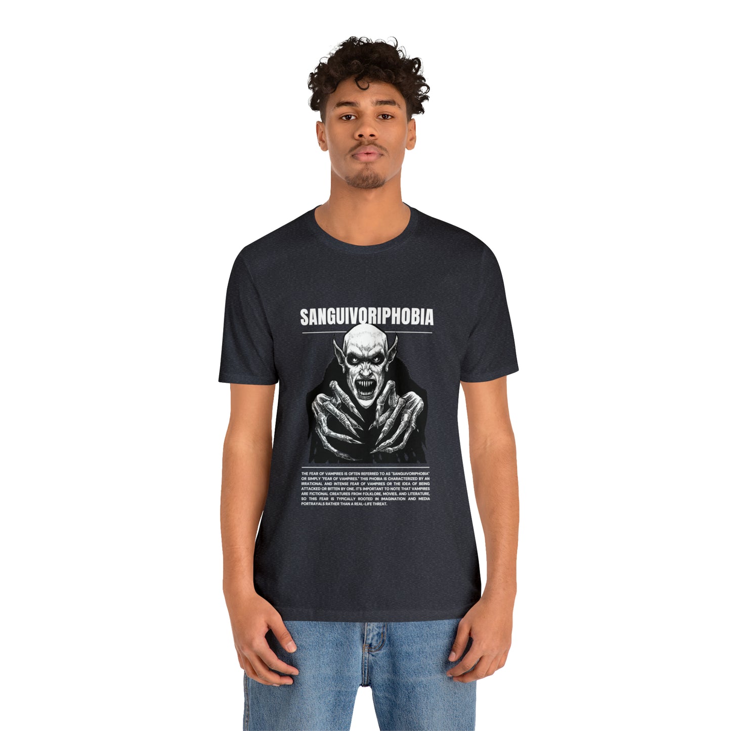 Sanguivoriphobia Fear of Vampires Halloween Tee