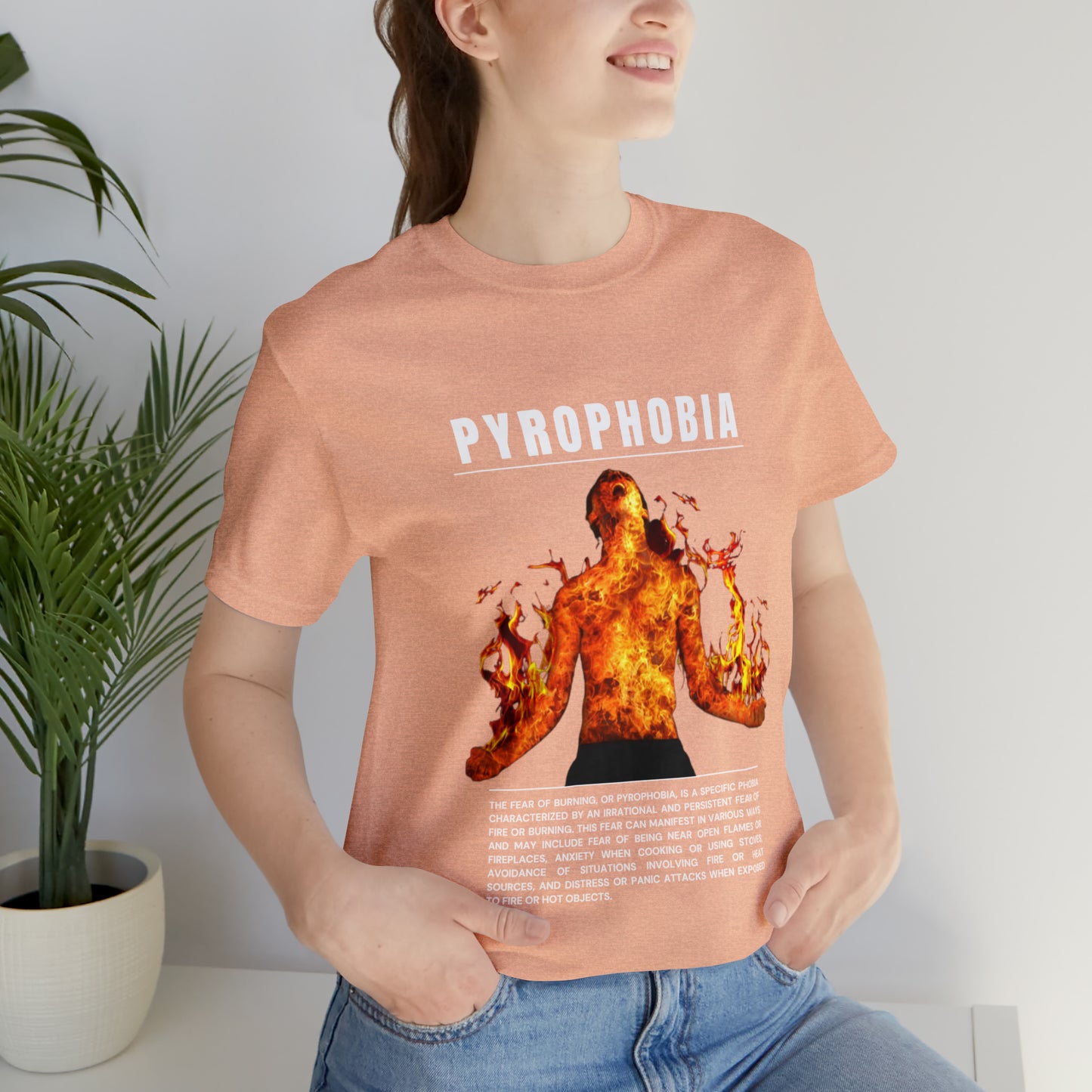 Pyrophobia Fear of Burning Halloween Tee
