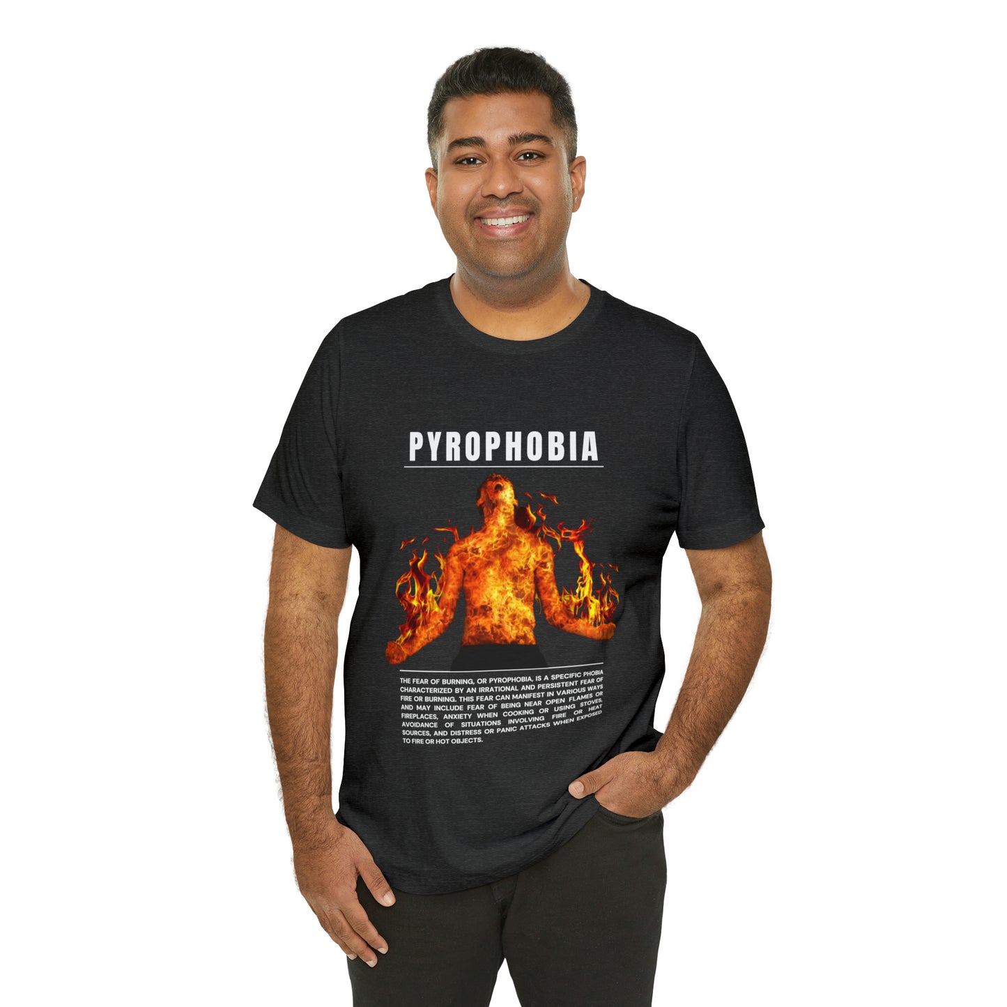 Pyrophobia Fear of Burning Halloween Tee