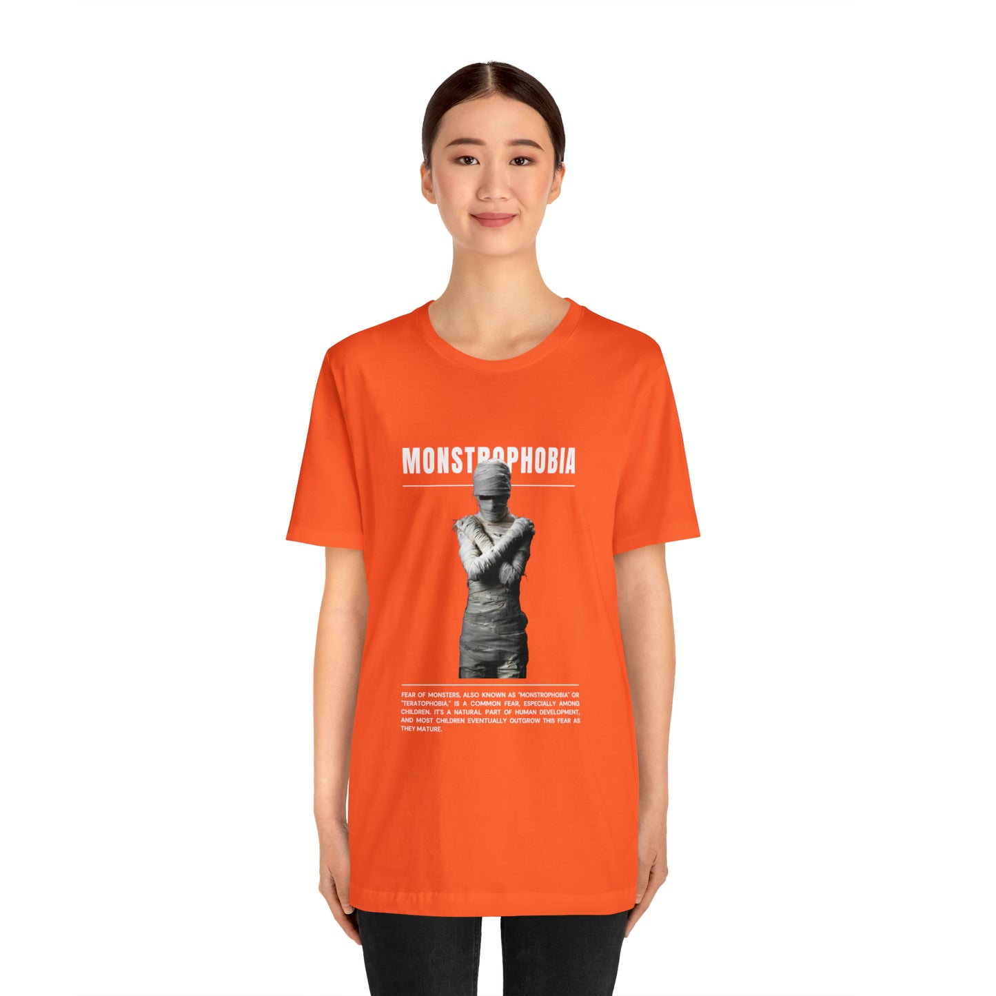 Monstrophobia Fear of Monsters Halloween Tee