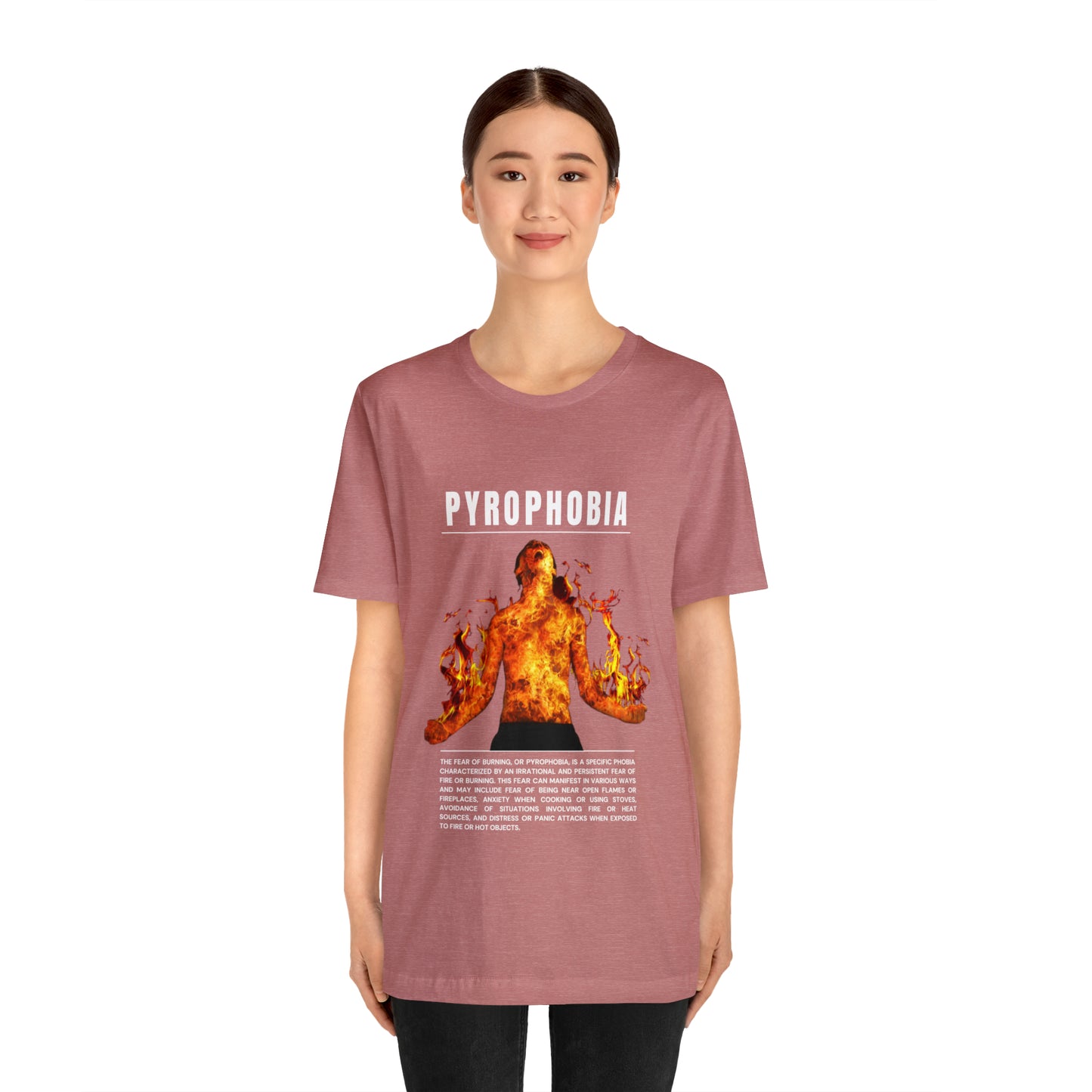 Pyrophobia Fear of Burning Halloween Tee