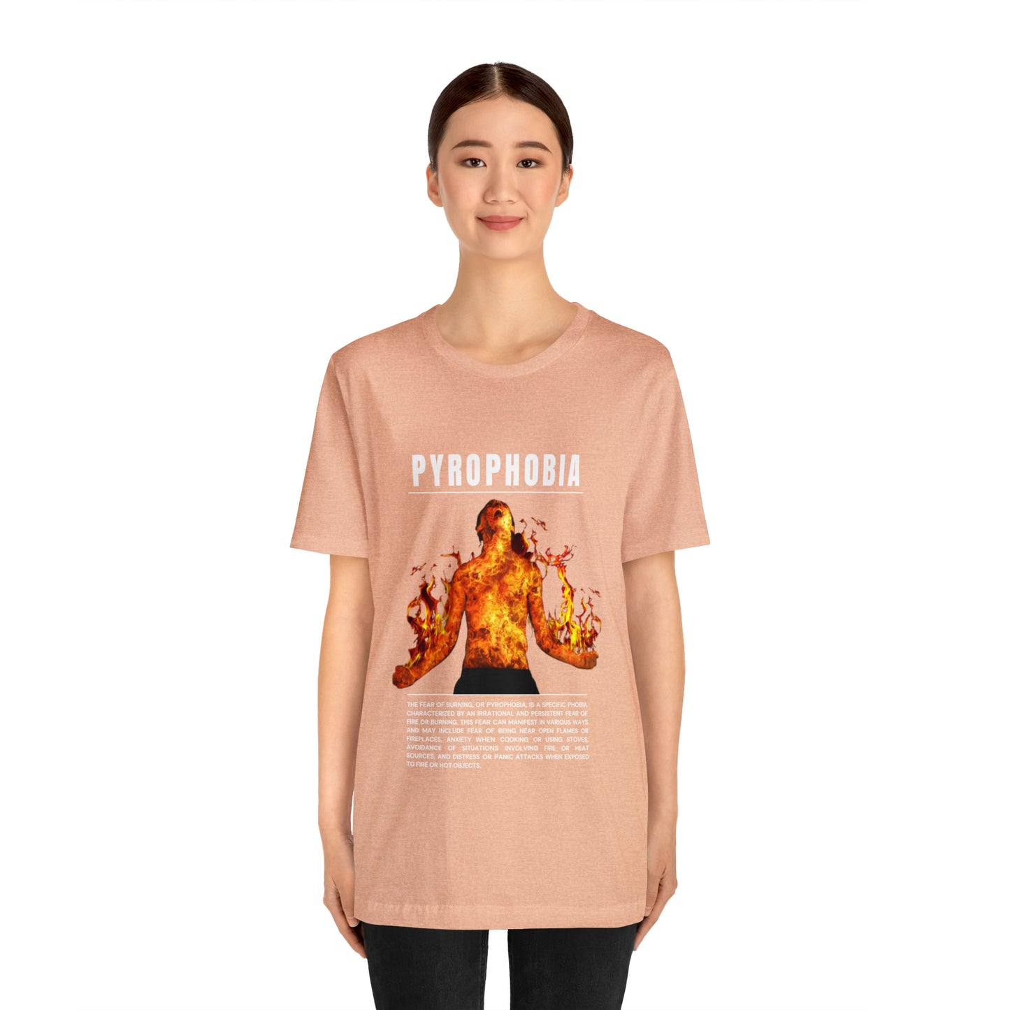 Pyrophobia Fear of Burning Halloween Tee