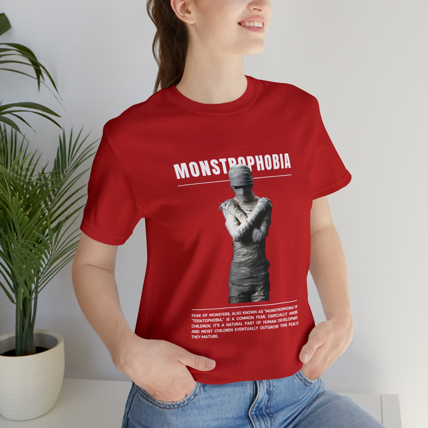Monstrophobia Fear of Monsters Halloween Tee