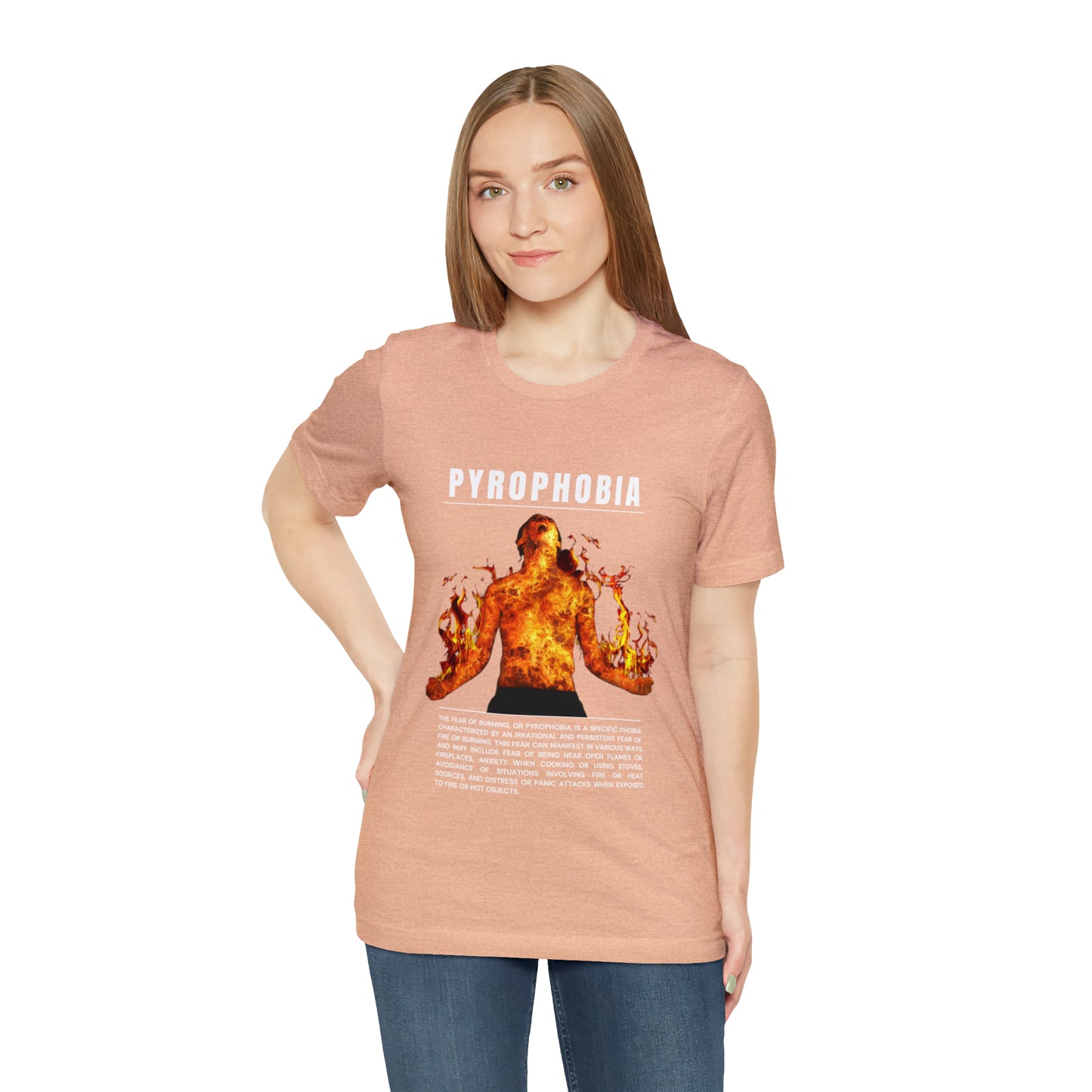 Pyrophobia Fear of Burning Halloween Tee