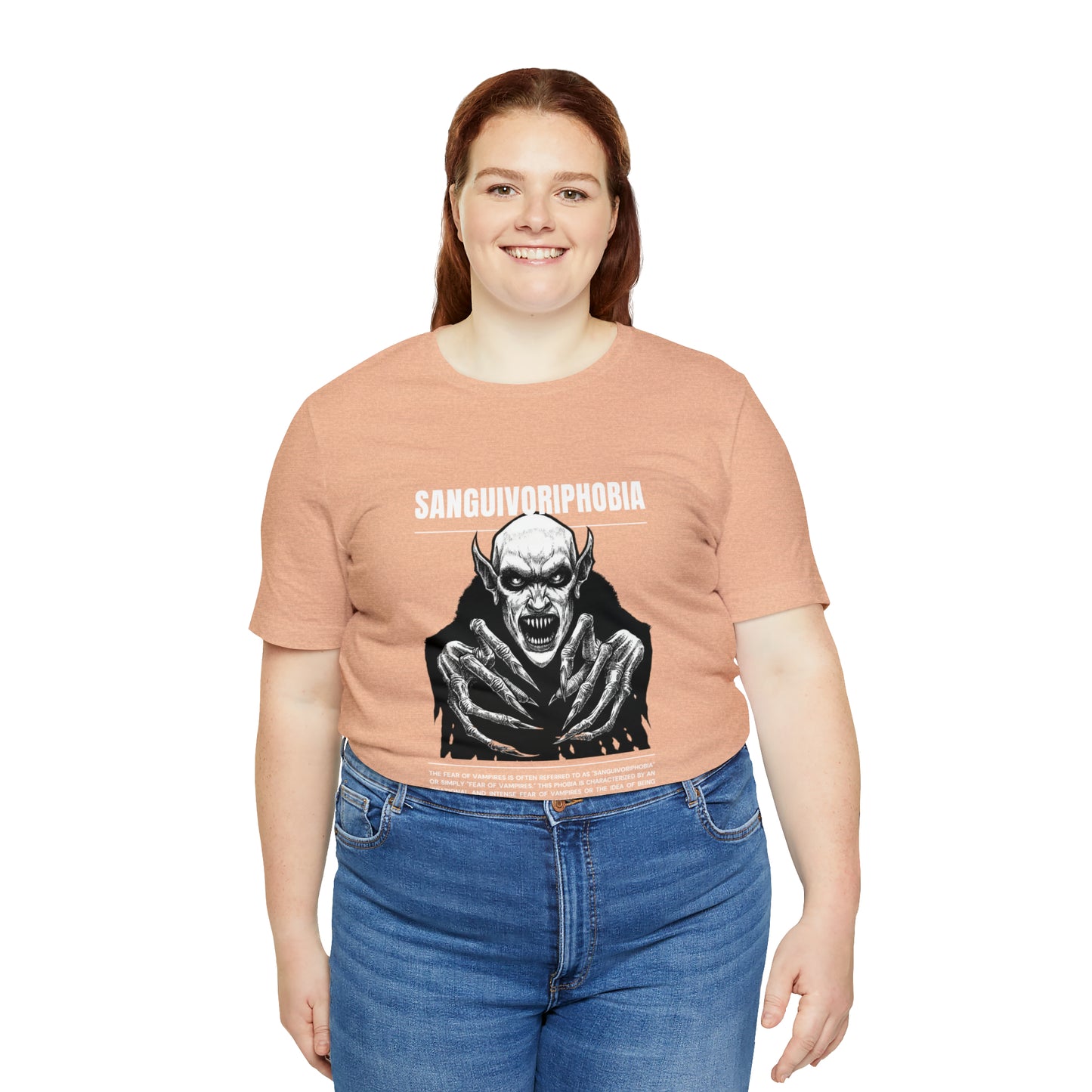 Sanguivoriphobia Fear of Vampires Halloween Tee