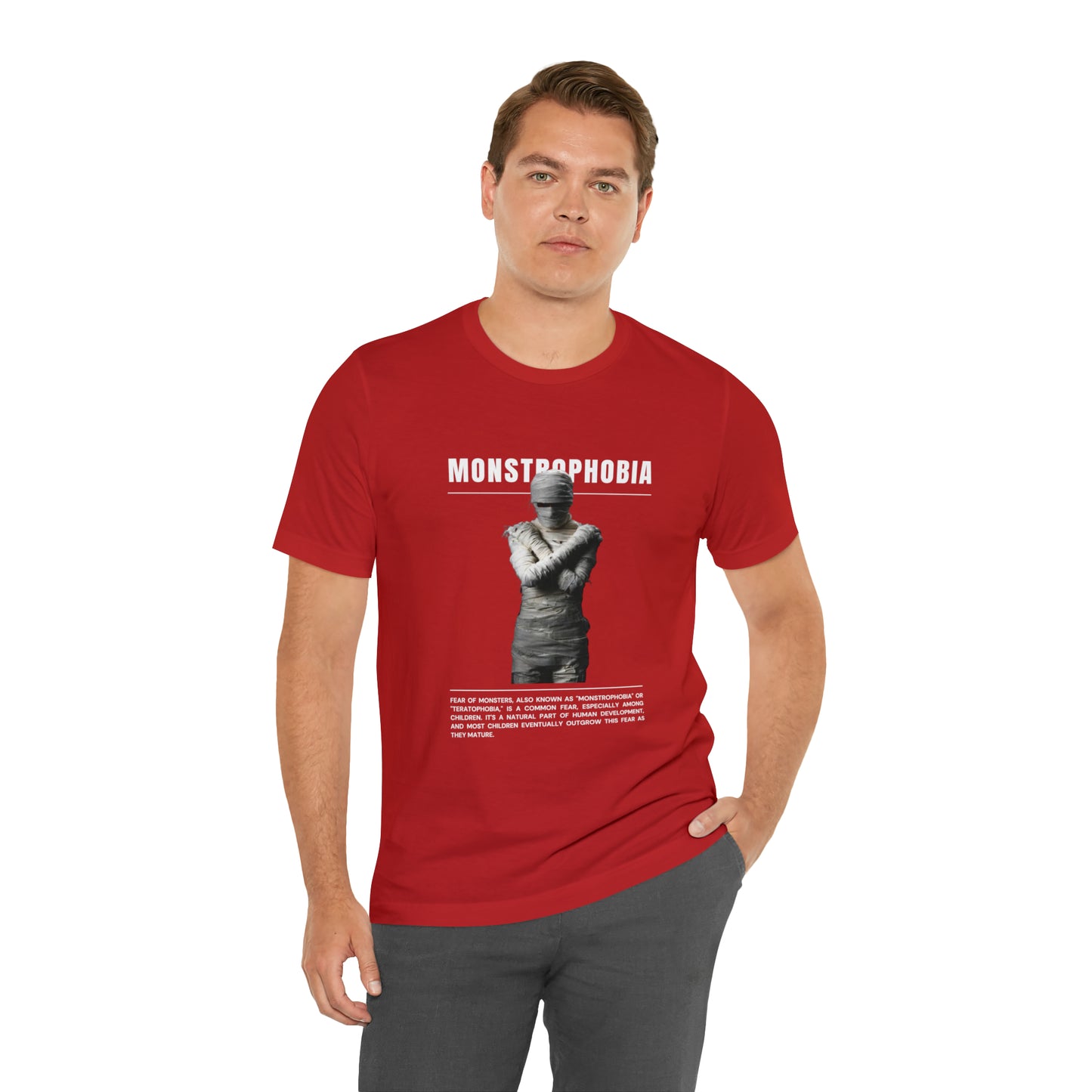 Monstrophobia Fear of Monsters Halloween Tee