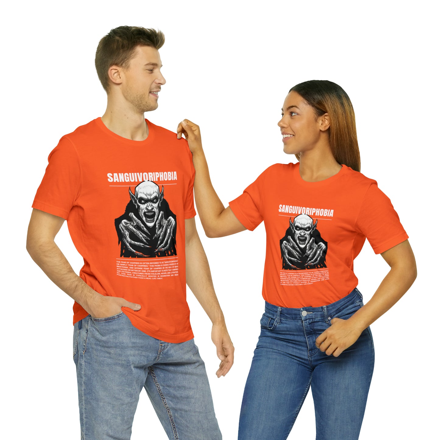 Sanguivoriphobia Fear of Vampires Halloween Tee