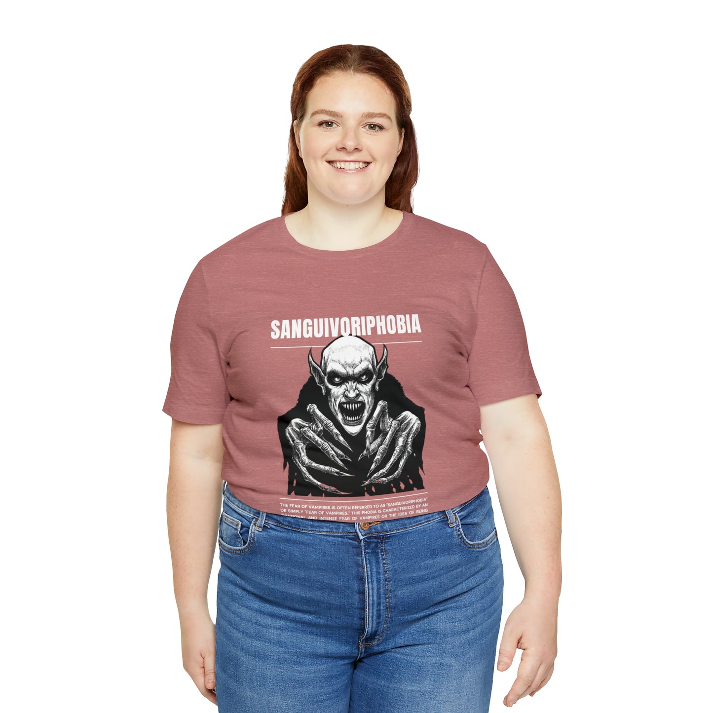 Sanguivoriphobia Fear of Vampires Halloween Tee
