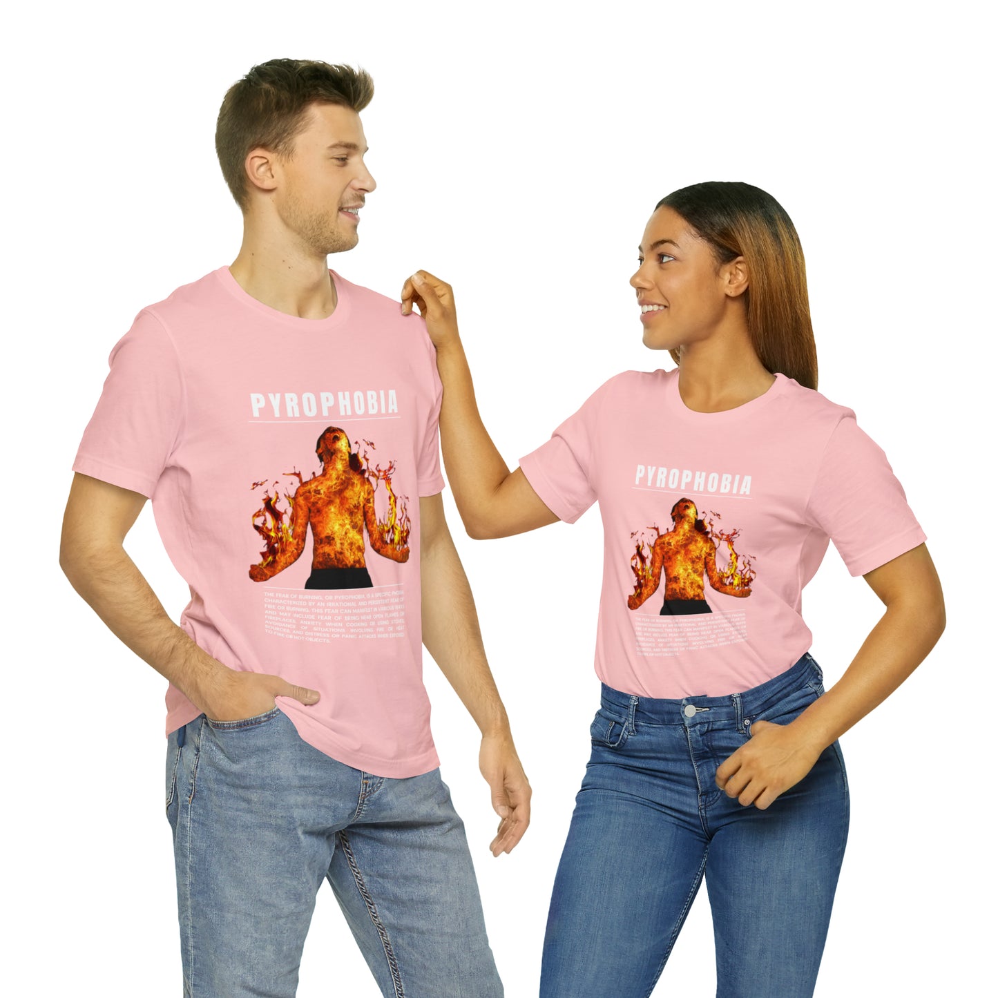 Pyrophobia Fear of Burning Halloween Tee