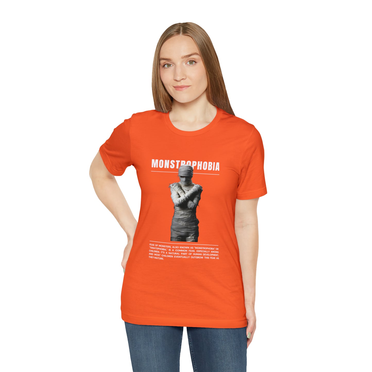 Monstrophobia Fear of Monsters Halloween Tee