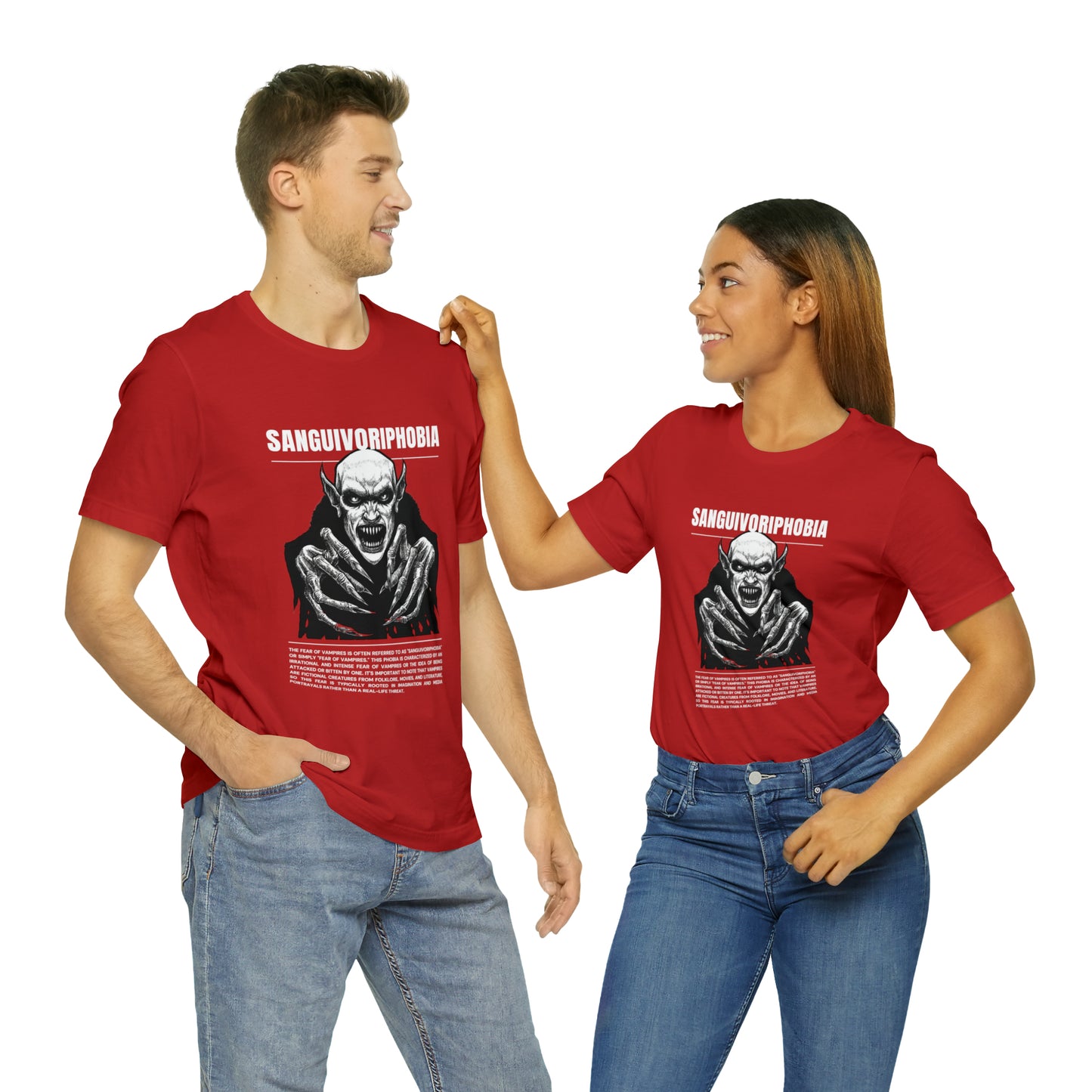 Sanguivoriphobia Fear of Vampires Halloween Tee