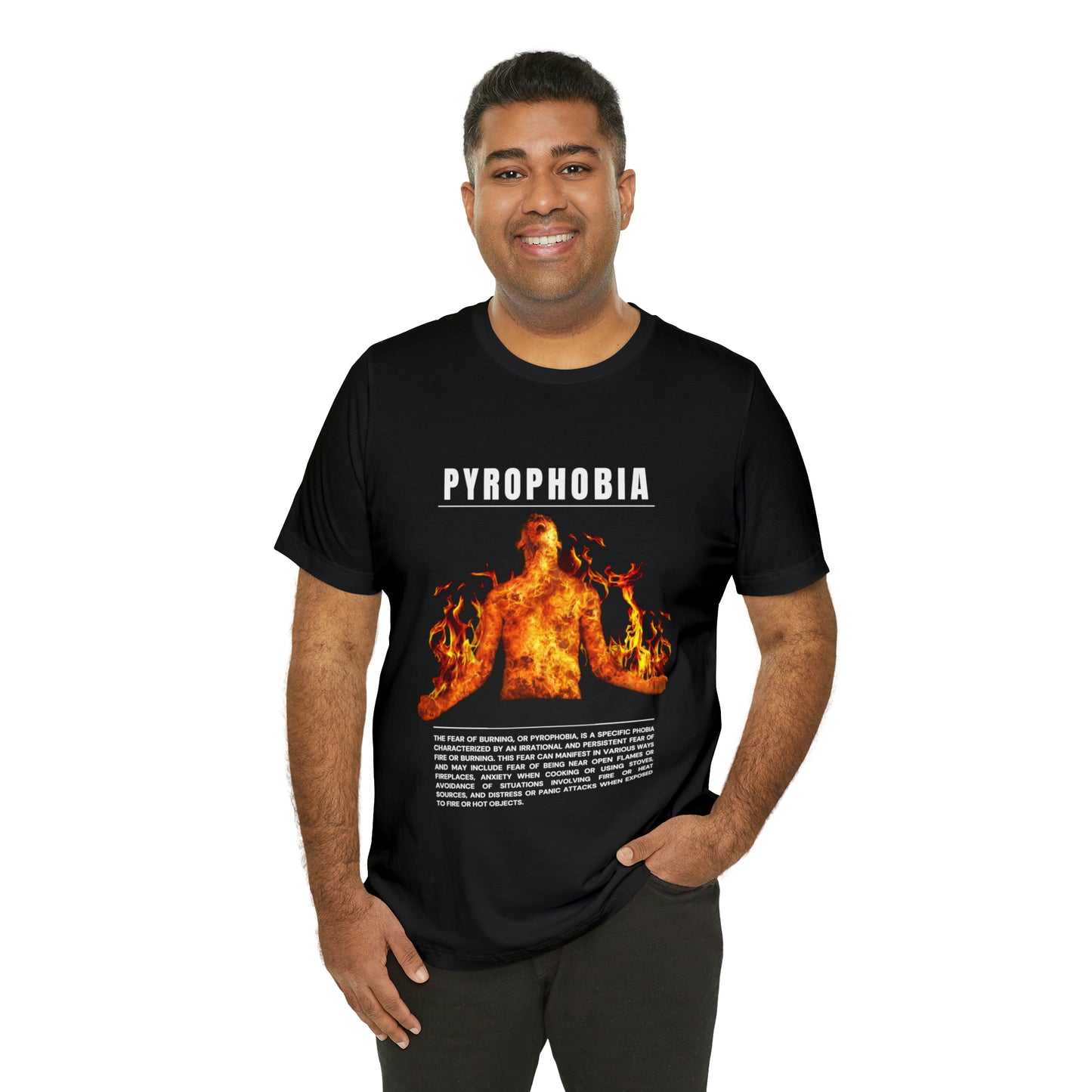 Pyrophobia Fear of Burning Halloween Tee