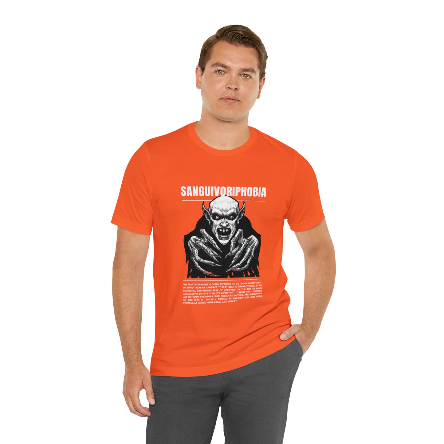Sanguivoriphobia Fear of Vampires Halloween Tee