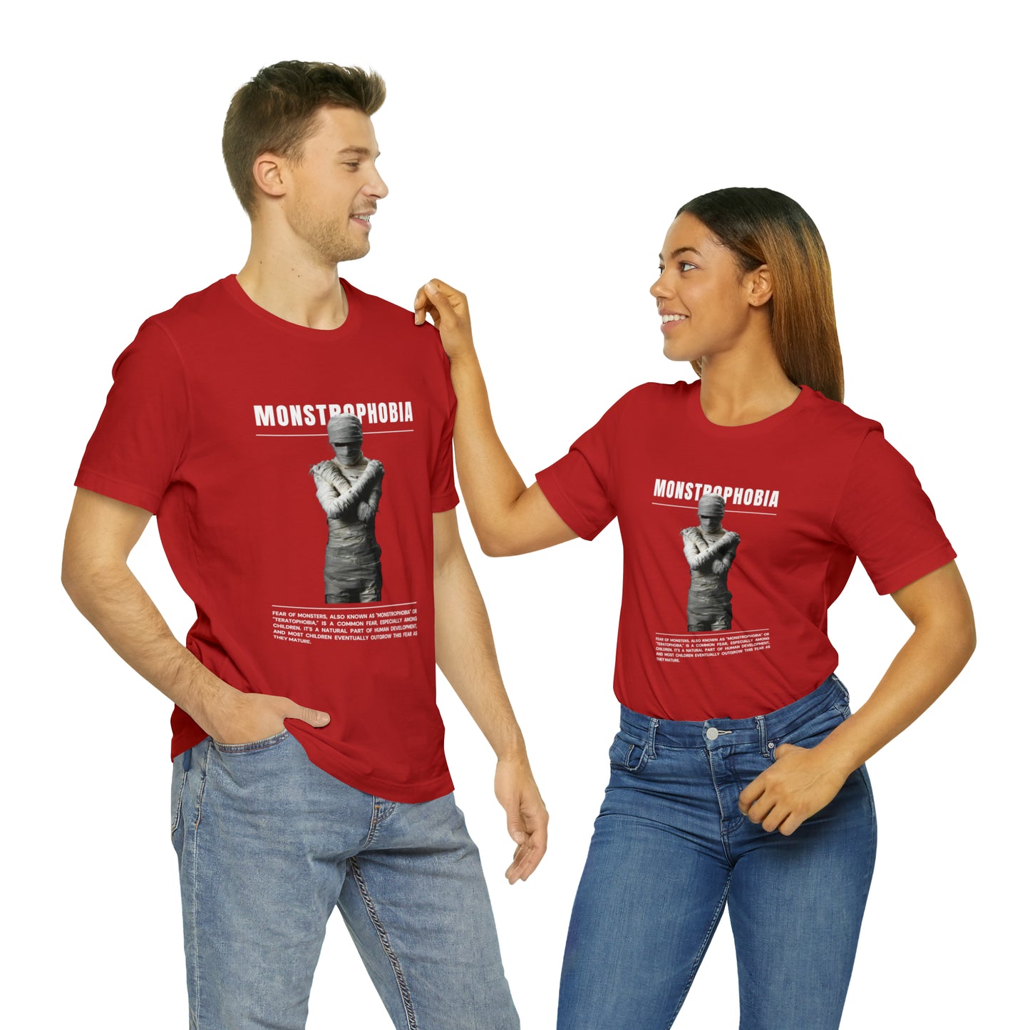 Monstrophobia Fear of Monsters Halloween Tee