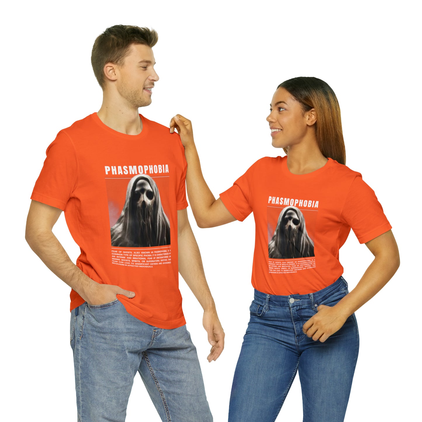 Phasmophobia Fear of Ghosts Halloween Tee