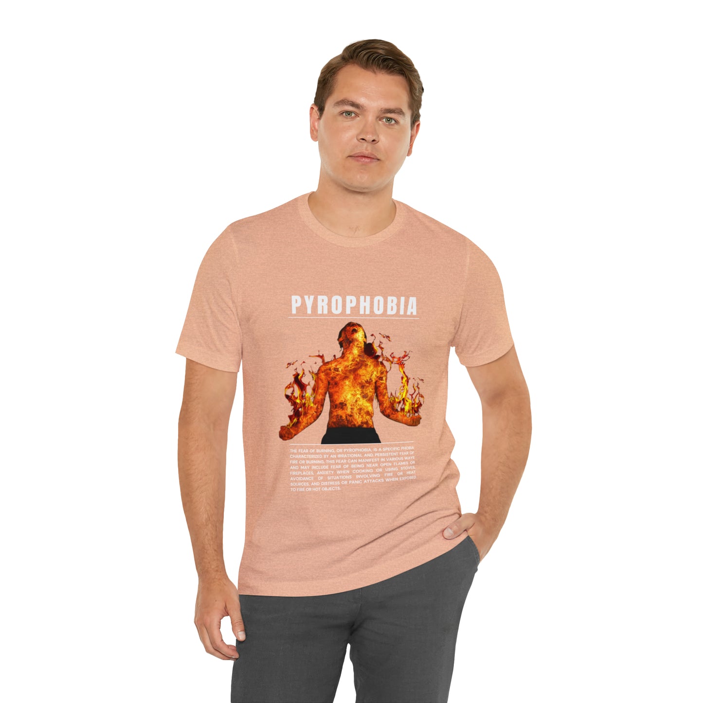 Pyrophobia Fear of Burning Halloween Tee
