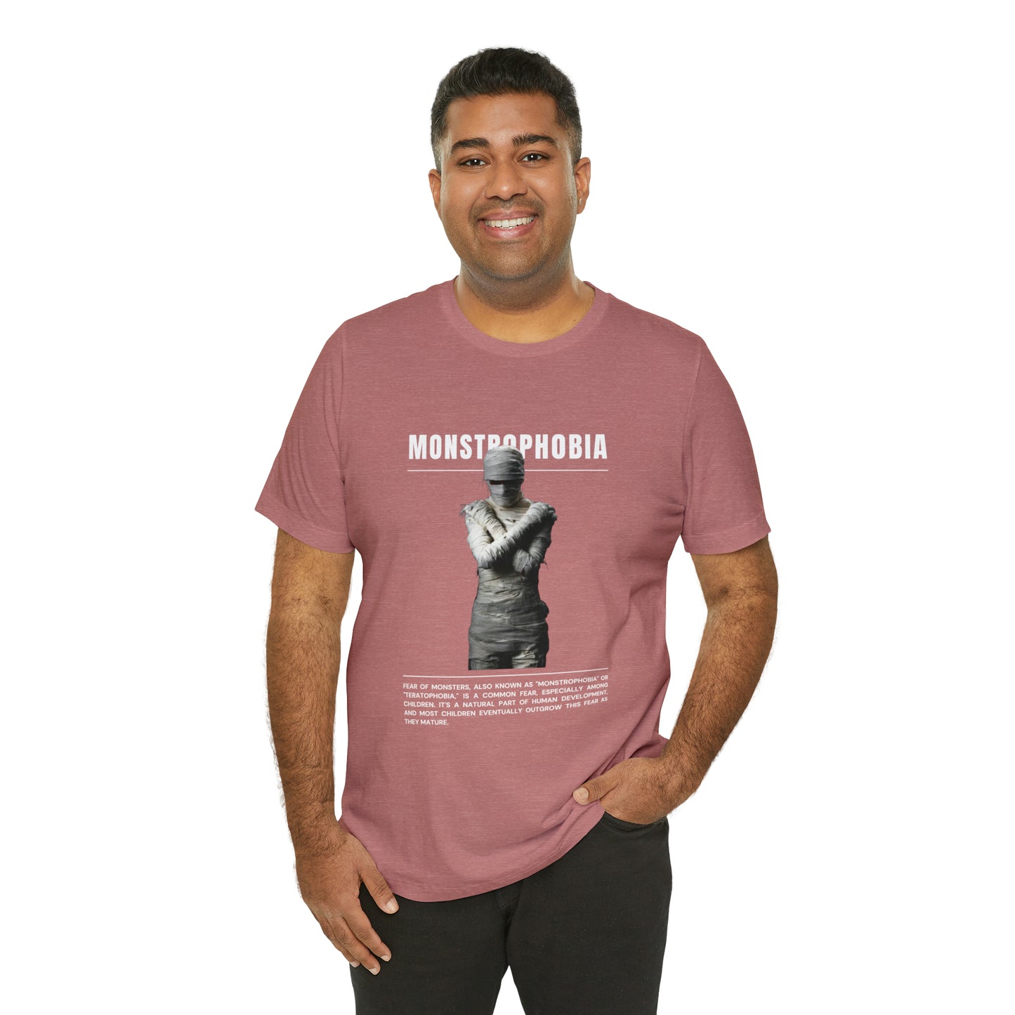 Monstrophobia Fear of Monsters Halloween Tee