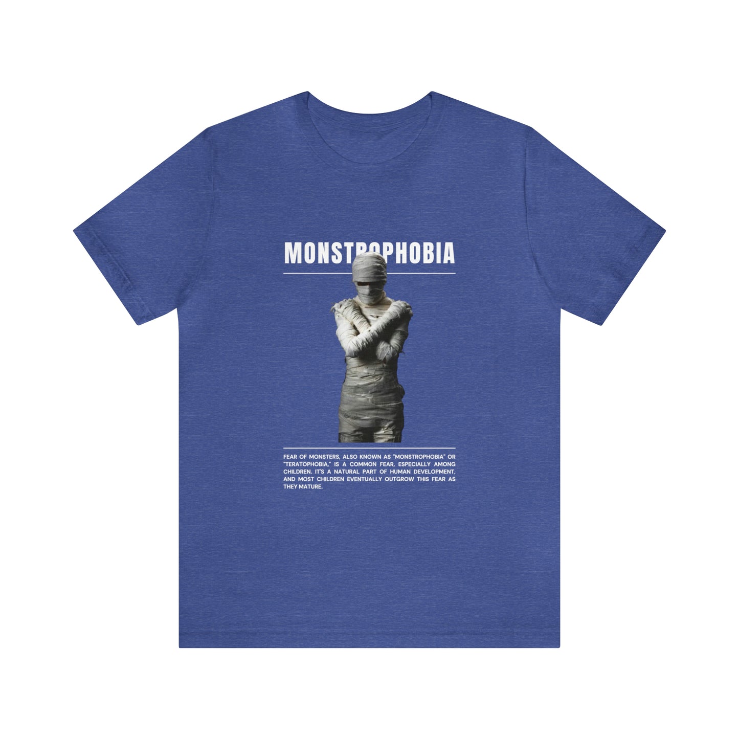 Monstrophobia Fear of Monsters Halloween Tee
