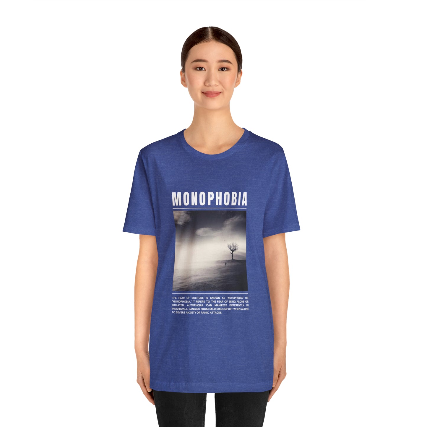 Monophobia Fear of Being Alone Halloween Tee