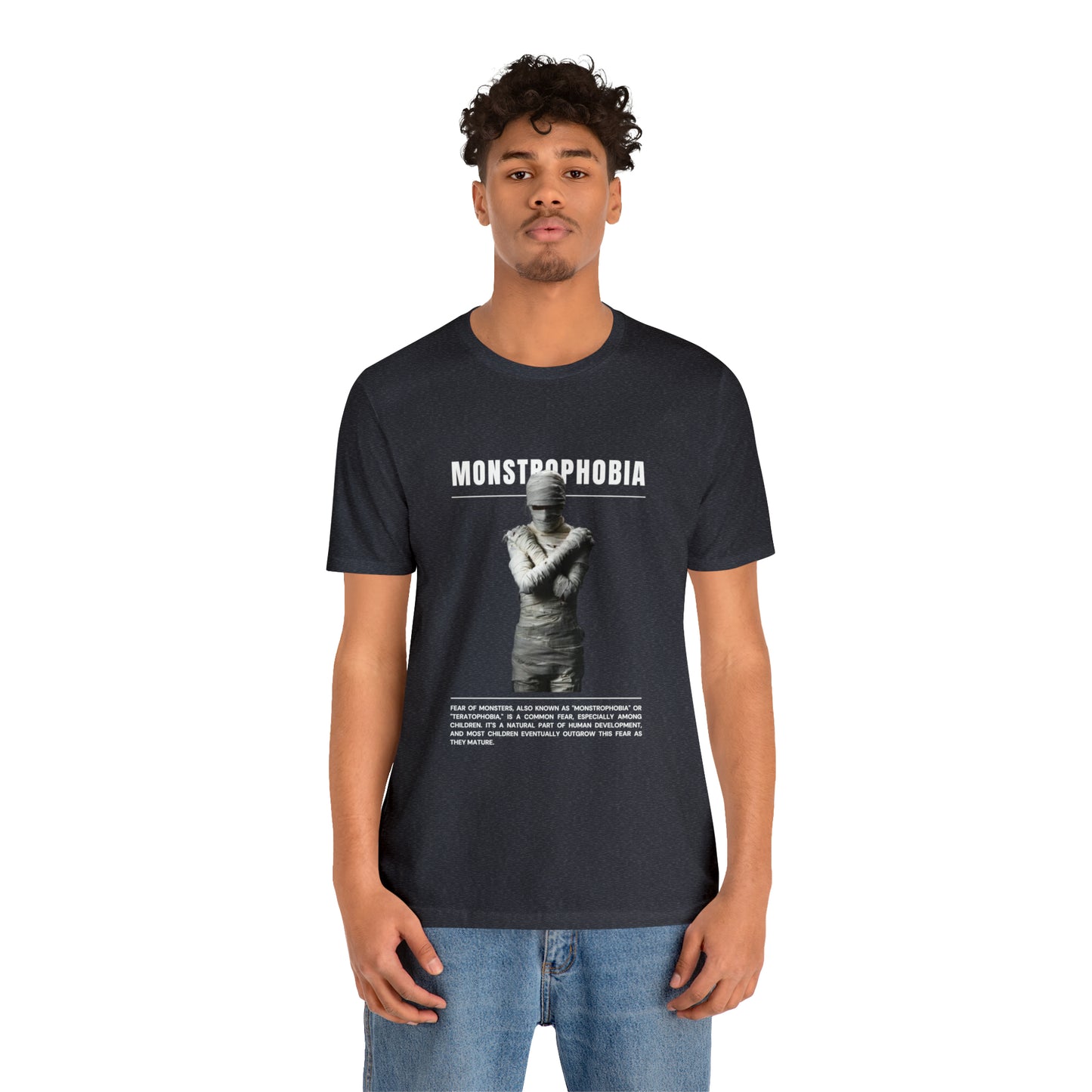 Monstrophobia Fear of Monsters Halloween Tee