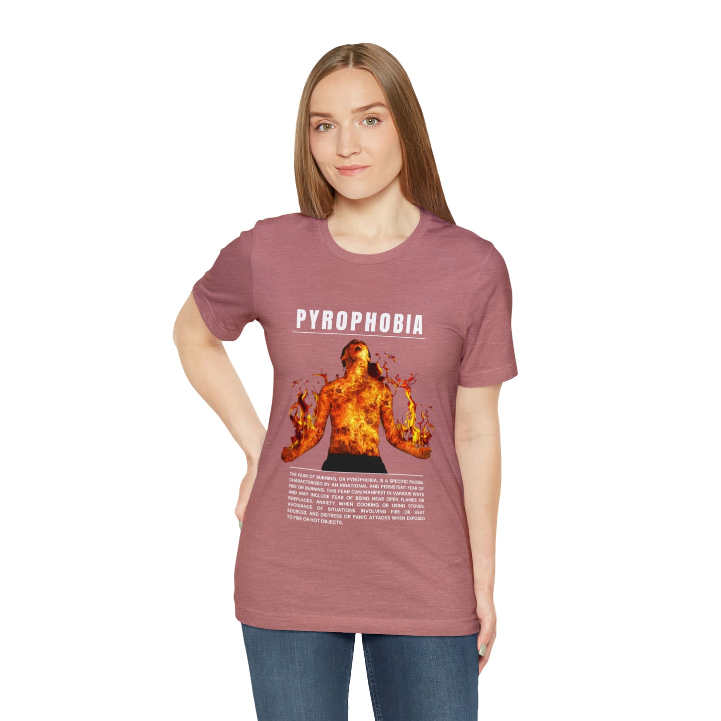 Pyrophobia Fear of Burning Halloween Tee