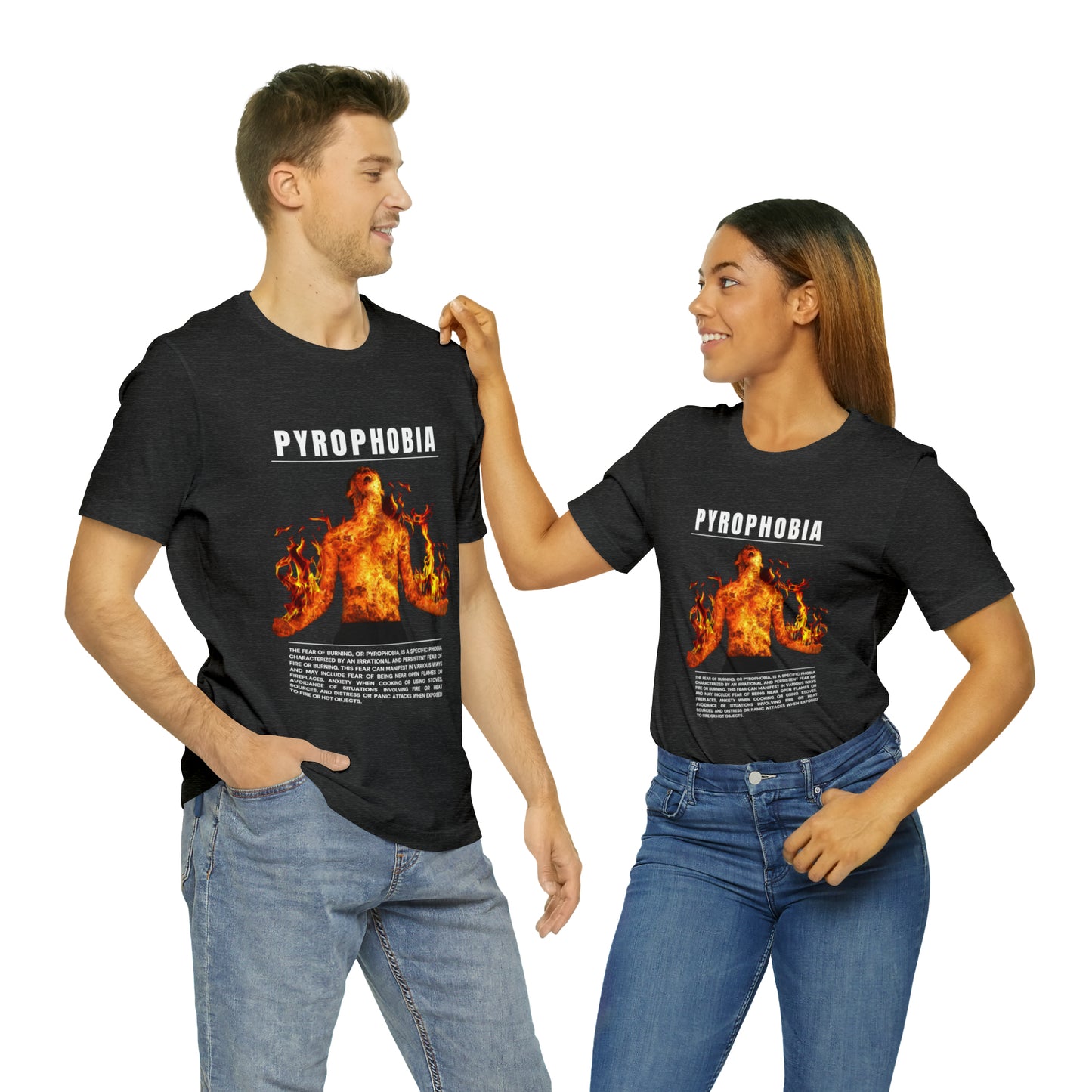 Pyrophobia Fear of Burning Halloween Tee